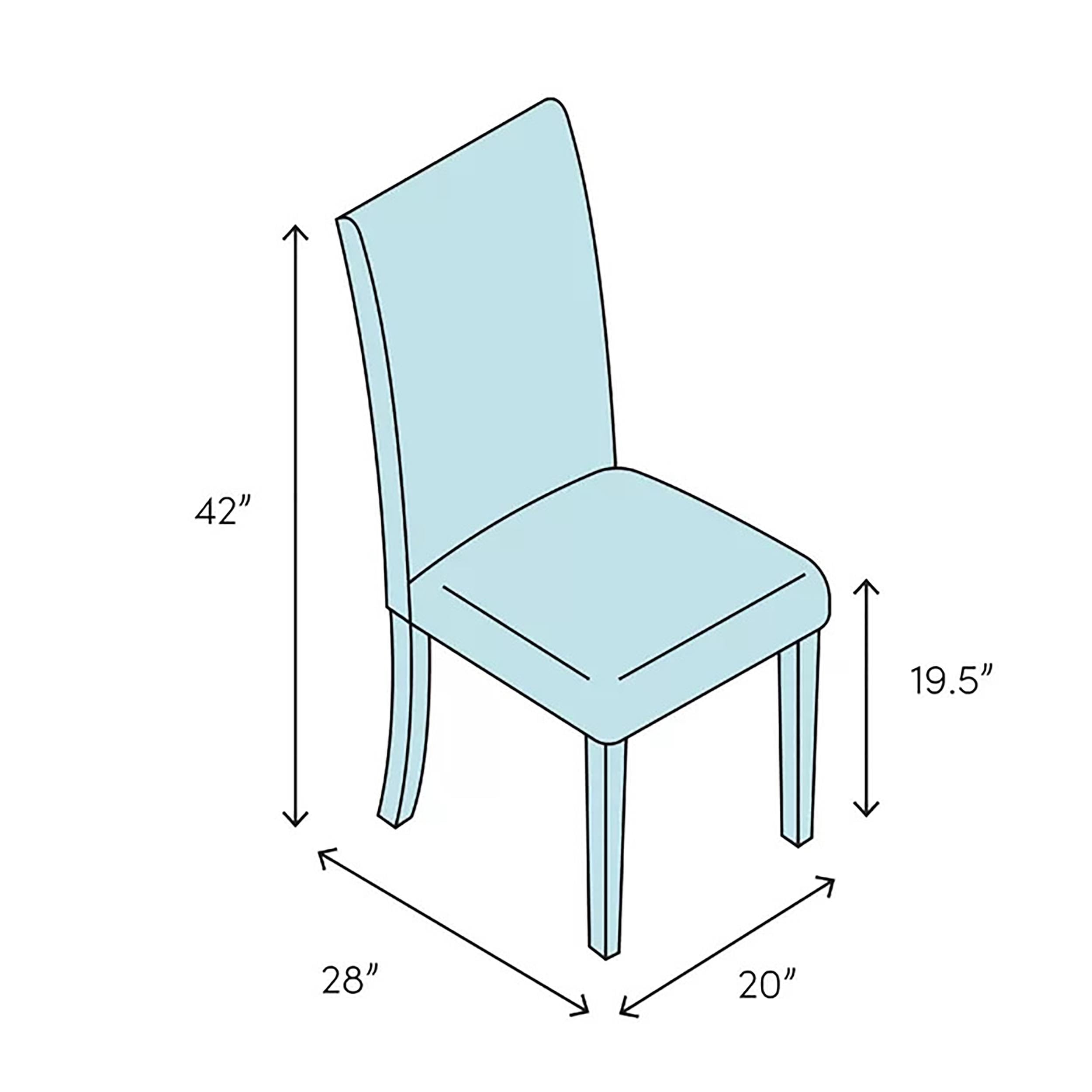 Furniture of America Landon Fabric Side Chairs Set of 2 - Ivory & Black Upholstered Dining Chairs for Kitchen, Dining Room, or Office - Comfortable Modern Accent Chairs