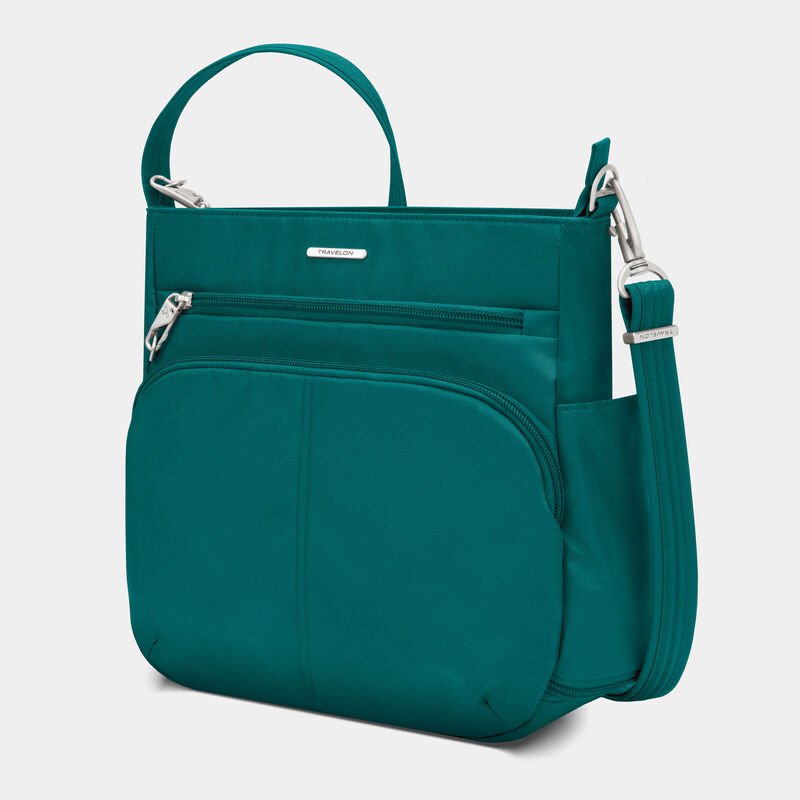 Travelon Anti-Theft Classic Crossbody Bag - Secure & Stylish for Travel, Commuting & Daily Use