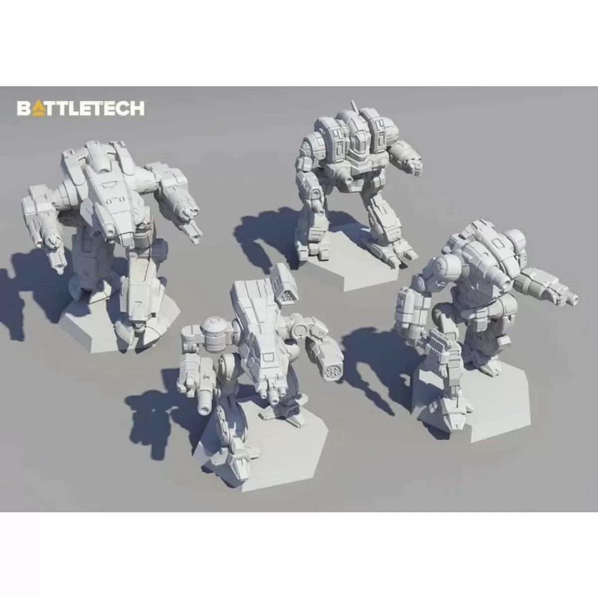 BattleTech: Inner Sphere Heavy Battle Lance - MechWarrior Miniatures for Tabletop Gaming & Collecting | Perfect for Strategy Battles & Sci-Fi Fans