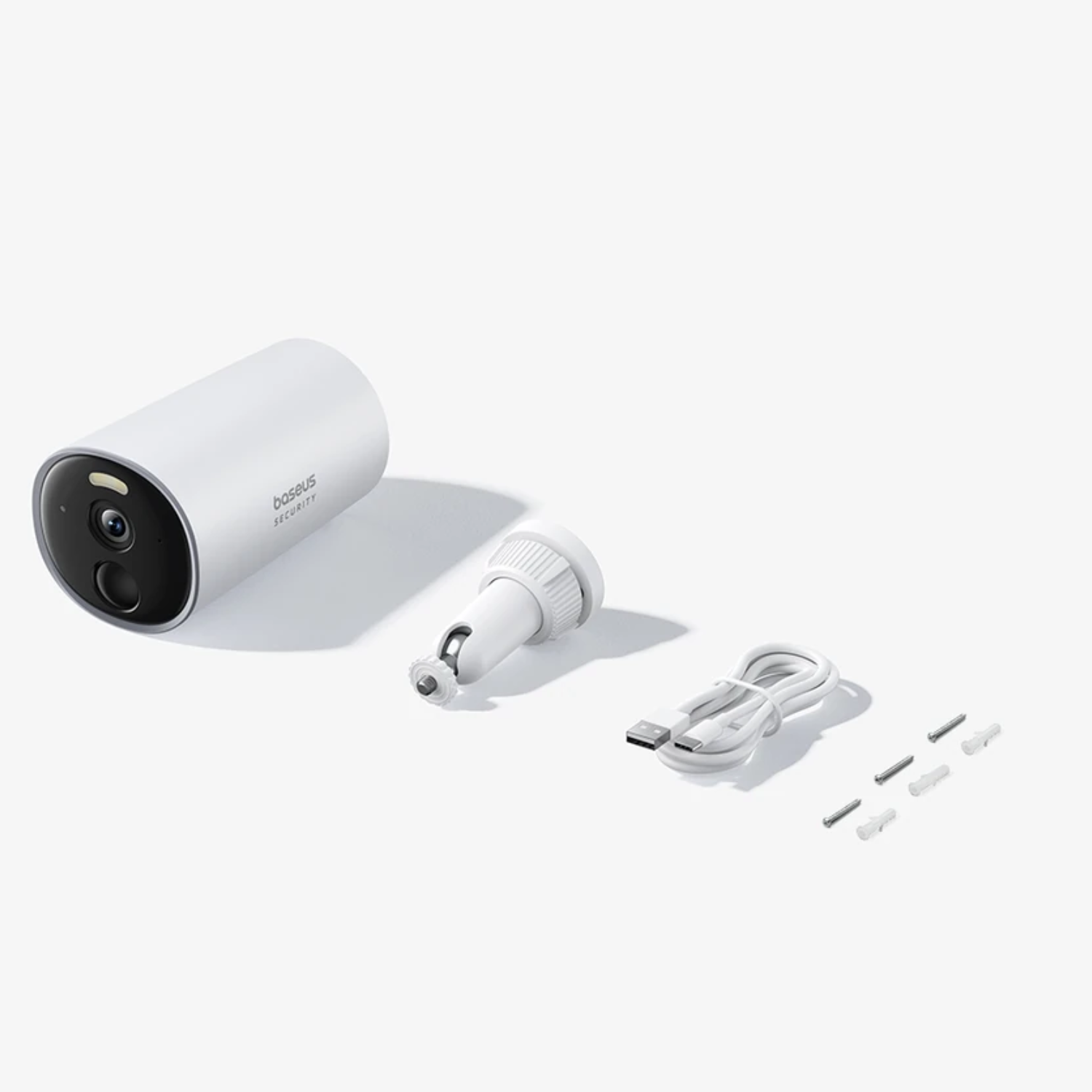Baseus Security B1 2K Outdoor Security Camera - 360° View, Night Vision, Weatherproof - Perfect for Home, Garage & Backyard Surveillance