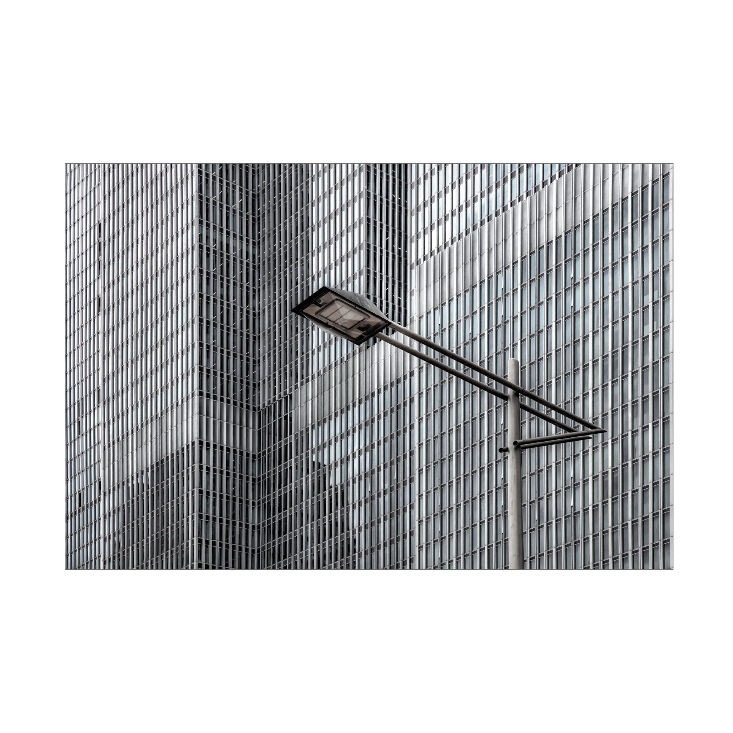 Trademark Fine Art 'Street Lights' Canvas Art by Gilbert Claes - Modern Cityscape Wall Decor for Living Room, Bedroom & Office - Perfect Gift for Art Lovers