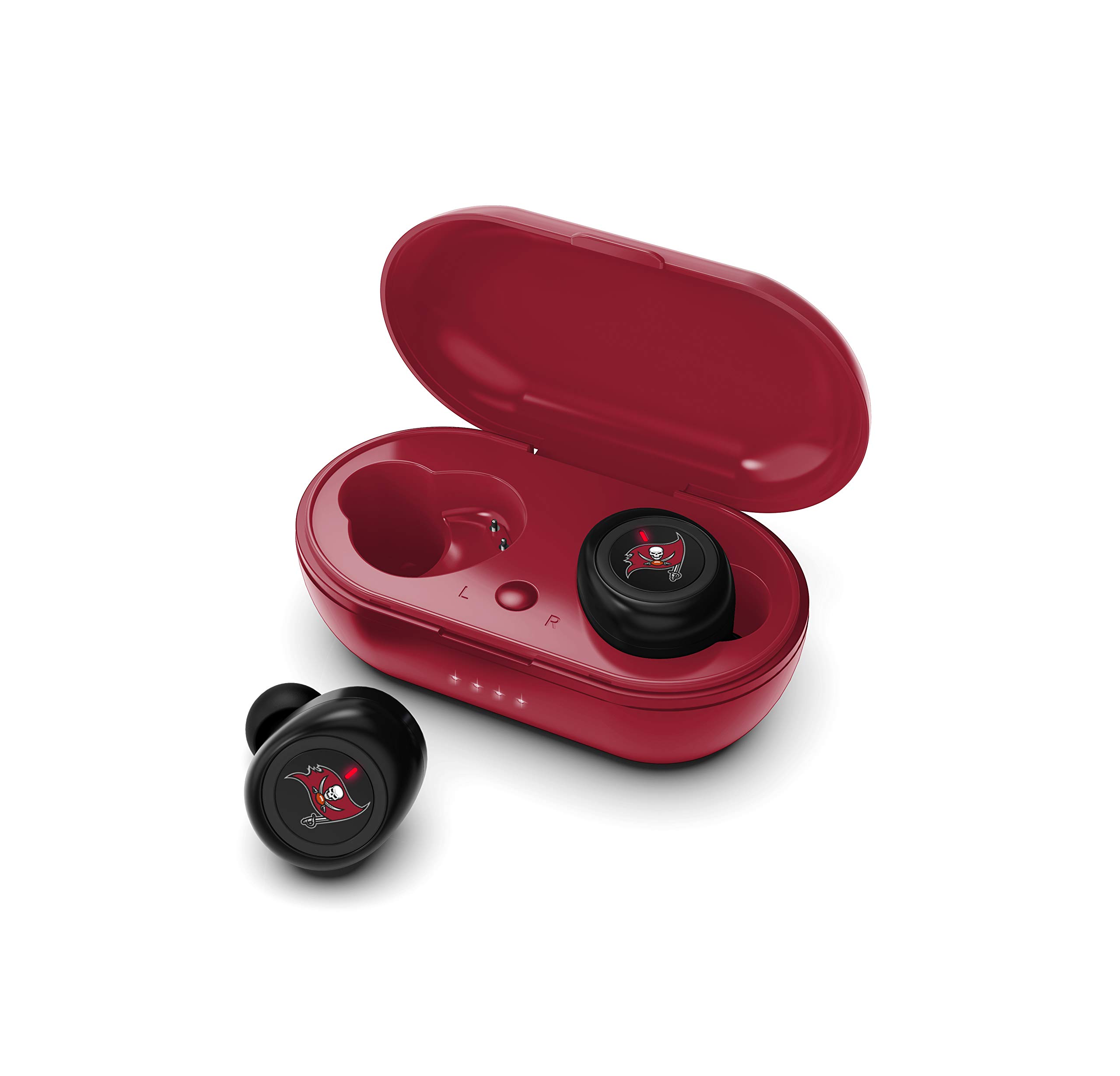 SOAR NFL True Wireless Earbuds - Bluetooth 5.0 Sports Headphones with Noise Cancelling, 30H Playtime - Perfect for Football Games, Workouts & Commuting