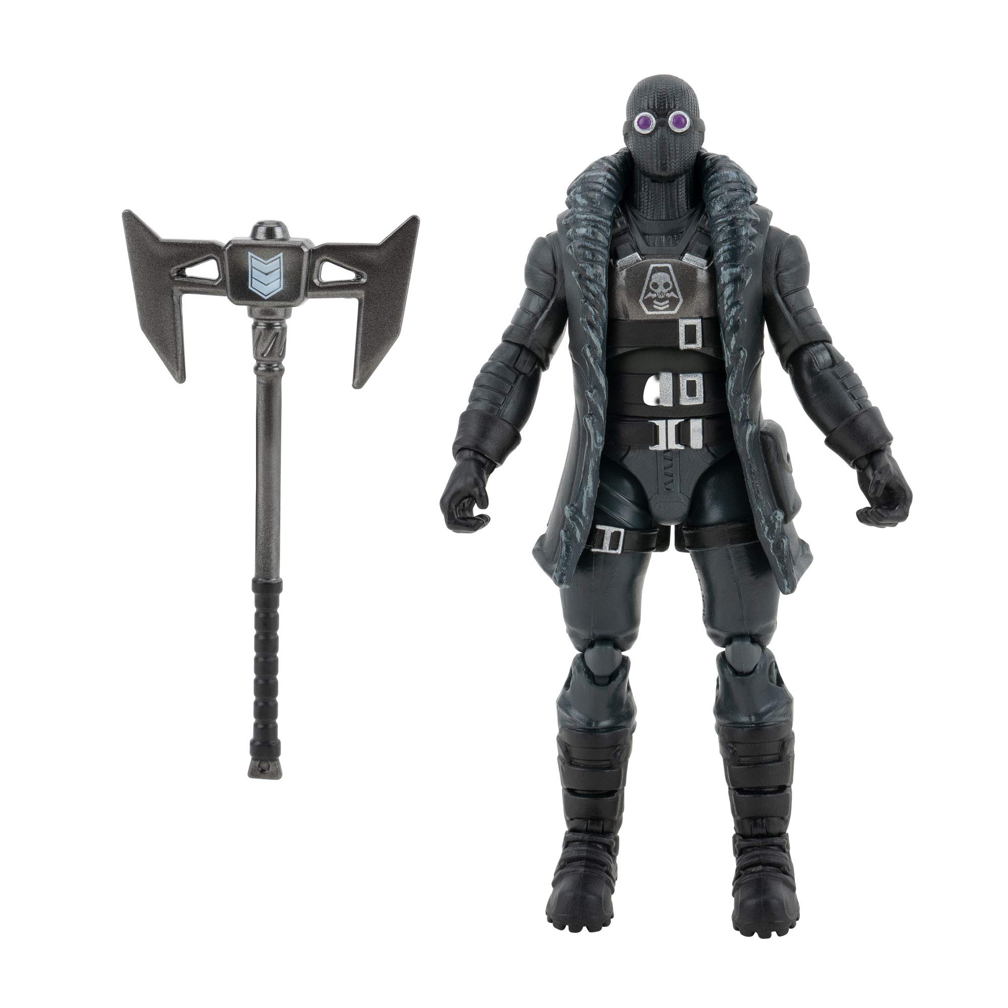 Fortnite FNT0644 4-inch Renegade Shadow Core Action Figure with Harvesting Tool - Highly Detailed Collectible for Solo Mode Gameplay - Perfect for Display, Gaming Battles & Fortnite Fan Collections