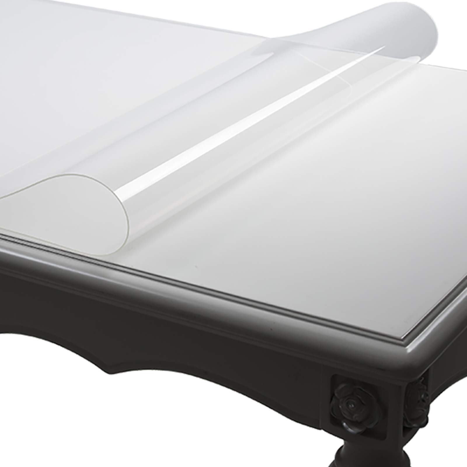 Clear Plastic Desk Cover Protector - Waterproof Table Pad Mat for Office, Home & Dining - 80x135cm - Protects Desks, Tables & Floors from Scratches, Spills & Stains - Multiple Size Options Available