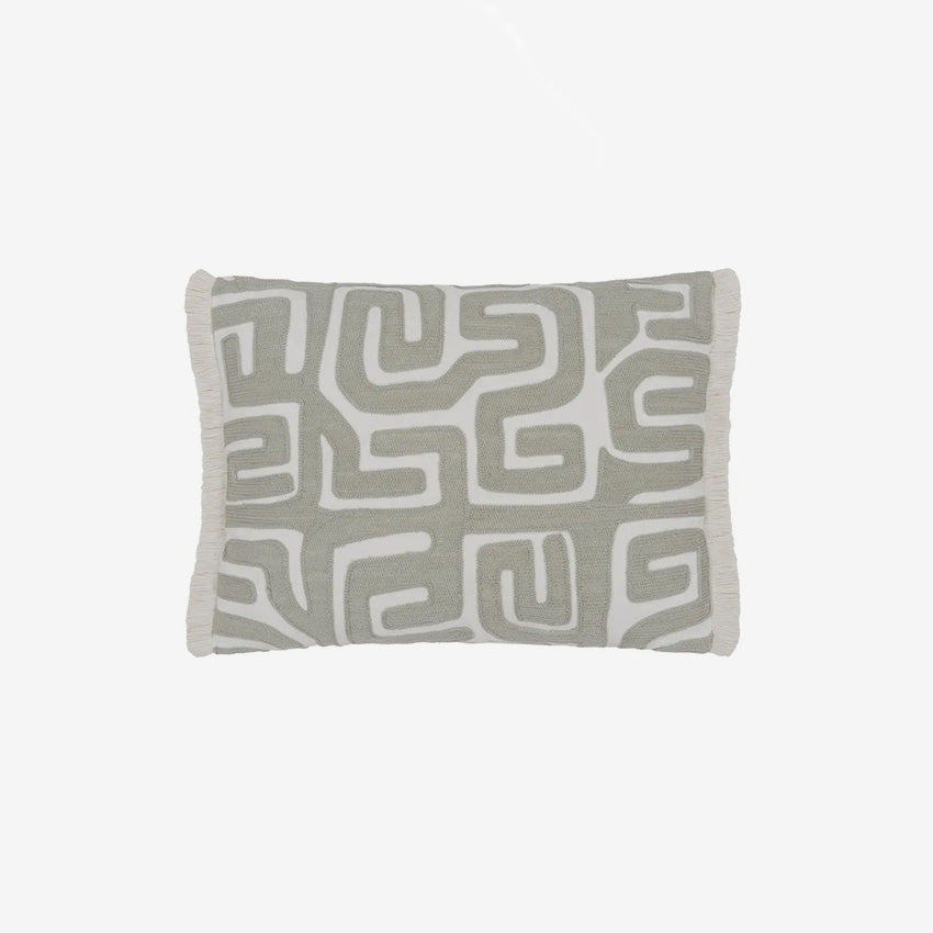 Christian Lacroix Tokusa Sepia Decorative Throw Pillow Cover - Boho Chic Home Decor for Living Room, Bedroom & Sofa