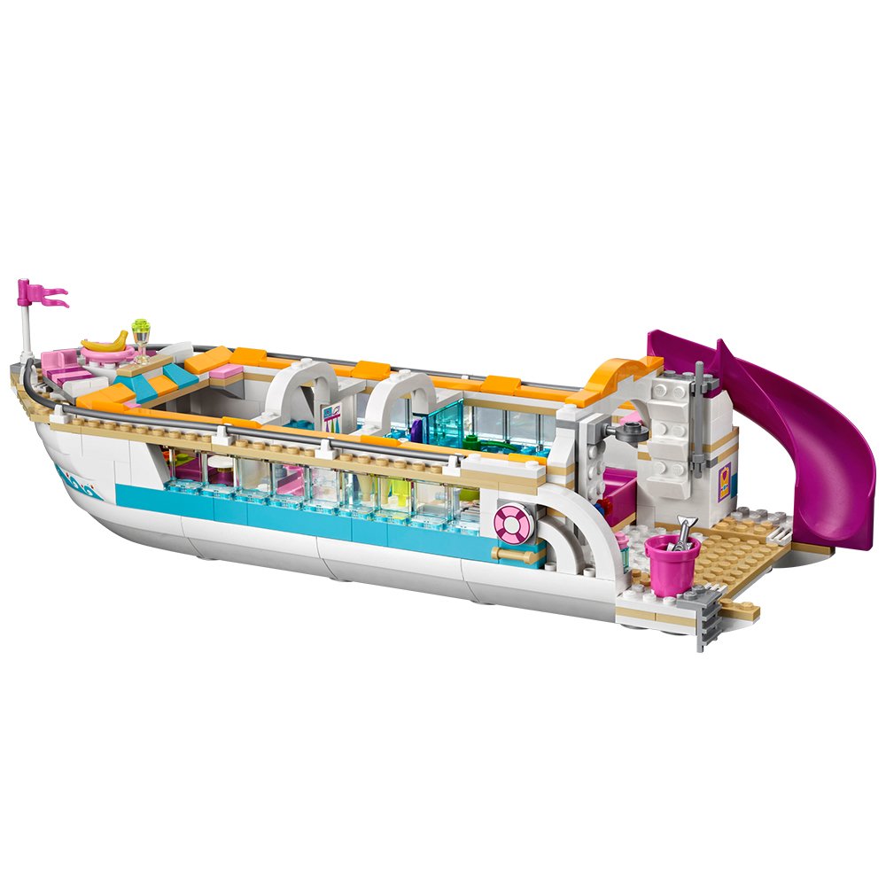 LEGO Friends Dolphin Cruiser Building Toy Set for Kids – Creative Play & Ocean Adventure Scenes