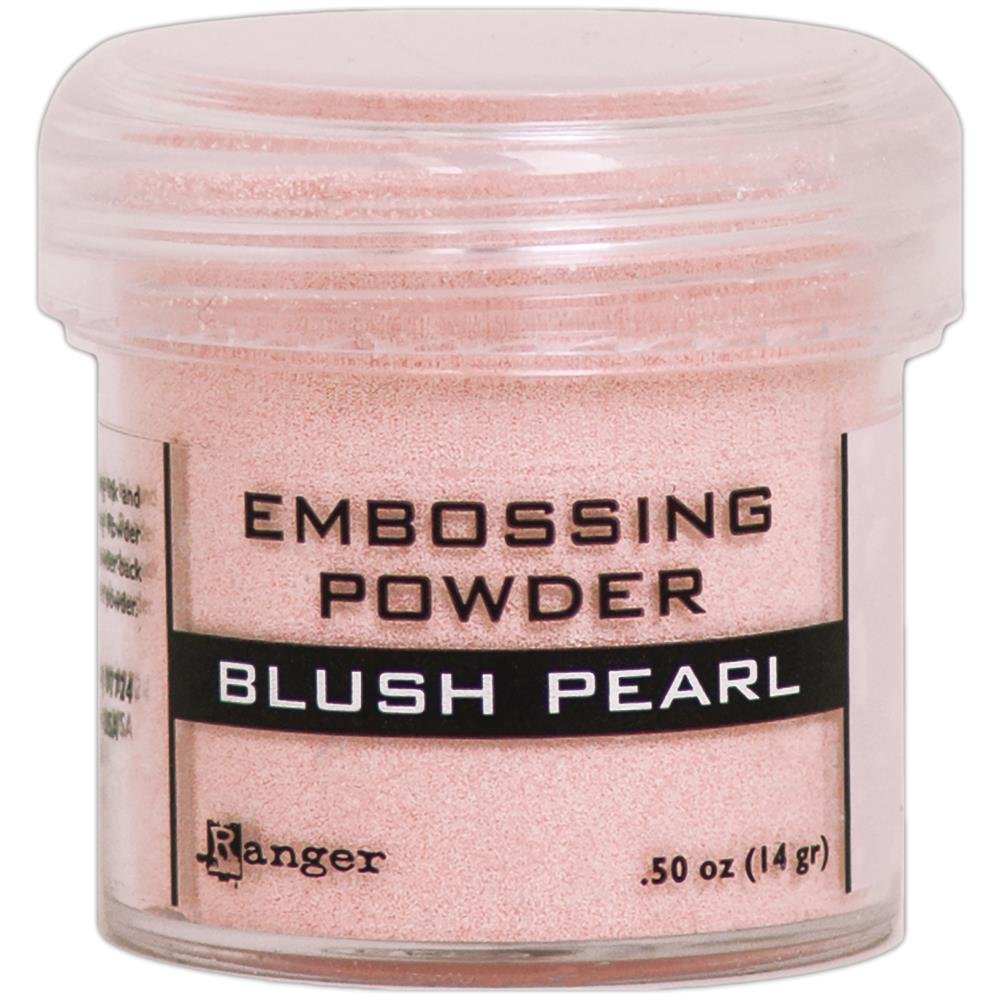 Ranger Embossing Powder .52oz - Blush Pearl for Card Making, Scrapbooking & DIY Crafts | Heat Activated Pearlized Finish for Stunning Paper Projects