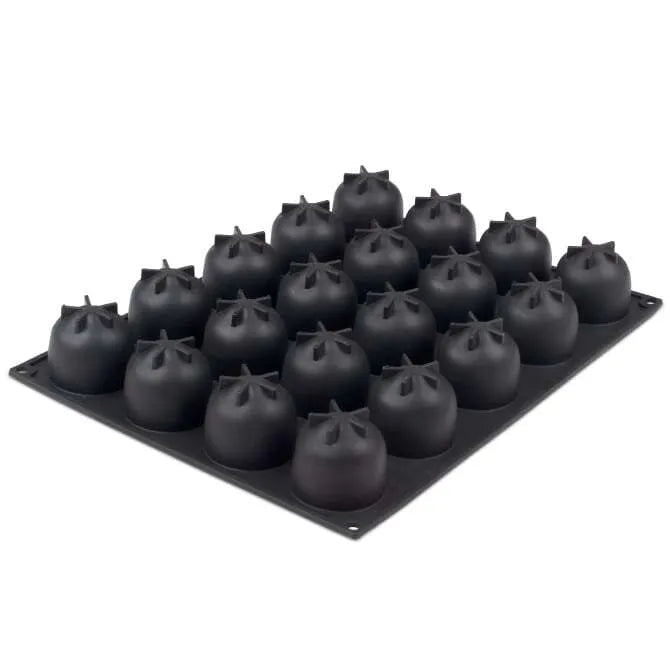 Pavoni Tuttifrutti Mandarino Tangerine 3D Silicone Mold - 20 Unique Shapes for Cake Decorating, Chocolate Making & Candy Crafts | Baking Supplies for DIY Desserts