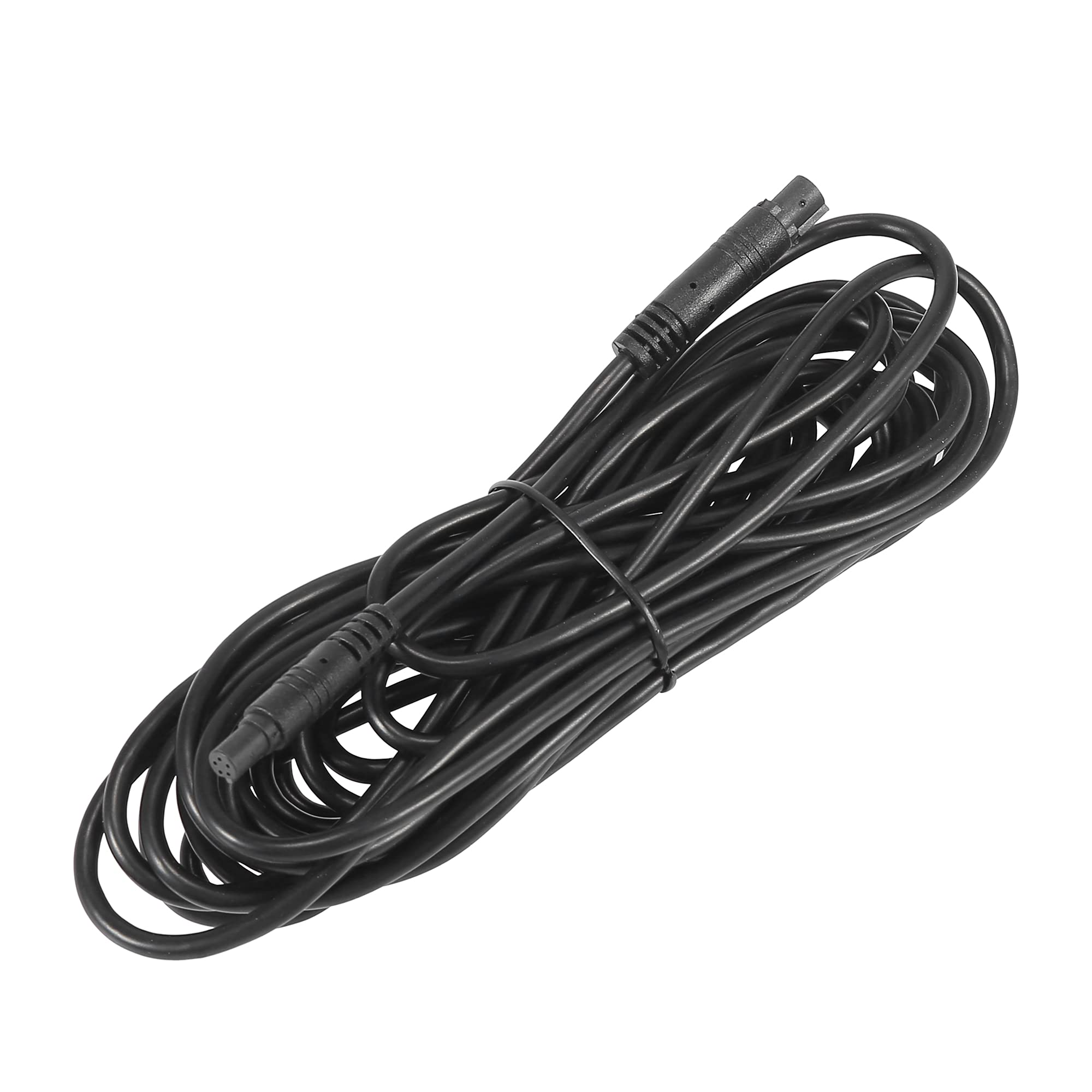 X AUTOHAUX 5 Pin 5m 16.4ft Backup Camera Extension Cable - High Quality Dash Camera Cord Wires for Car Rear View Camera - Perfect for Vehicle Backup Camera Installation & Dash Cam Setup