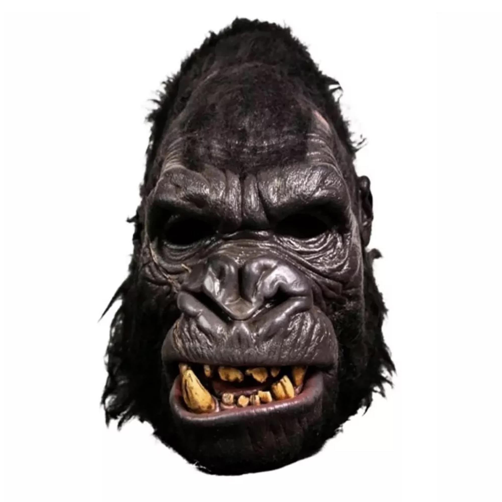 Peter Jackson King Kong Adult Latex Costume Mask - Realistic Gorilla Mask for Halloween Cosplay, Movie Parties & Themed Events
