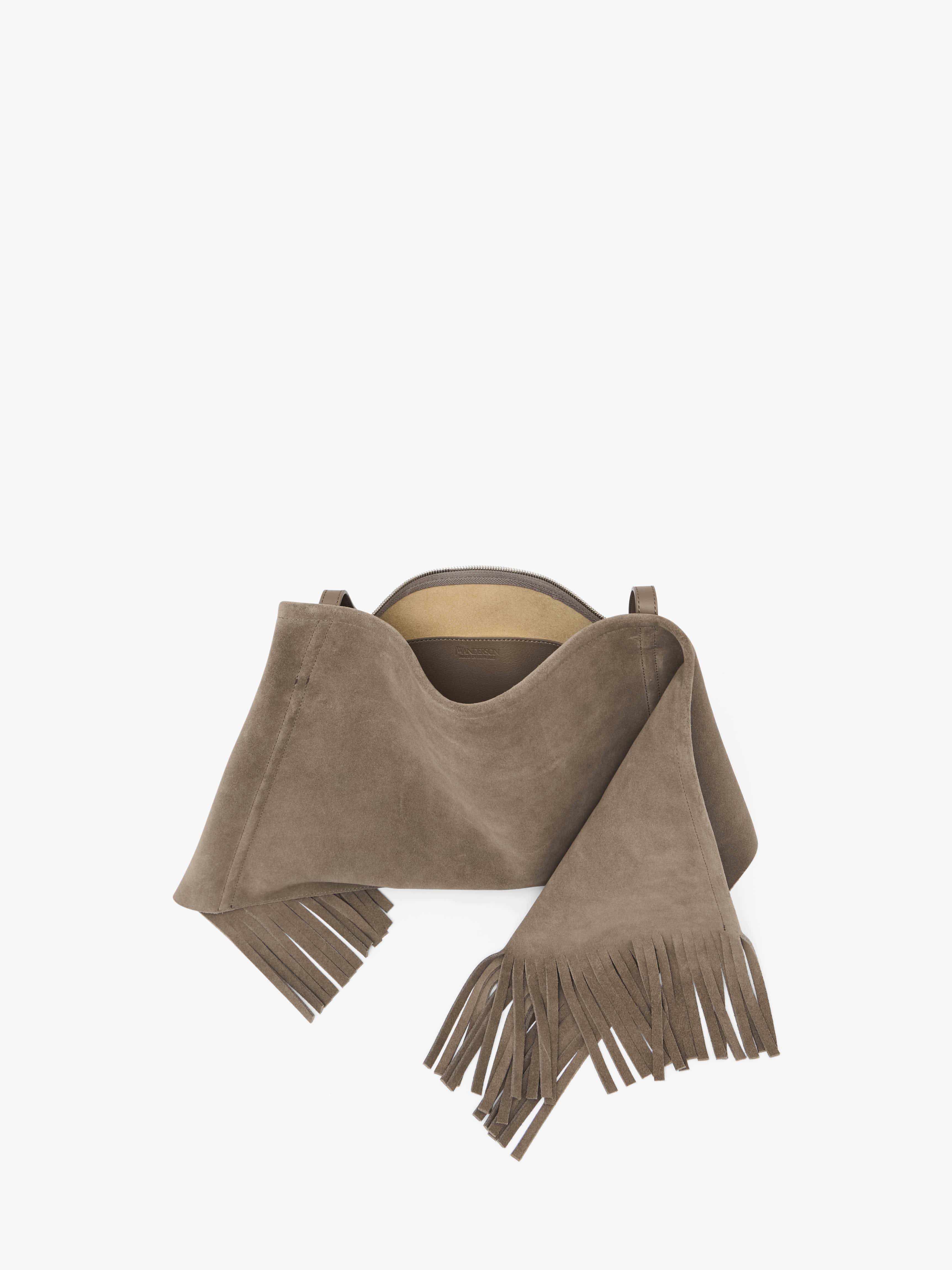 Premium Medium Suede Scarf Shoulder Bag for Women - Stylish Crossbody Purse for Everyday Use, Travel & Work