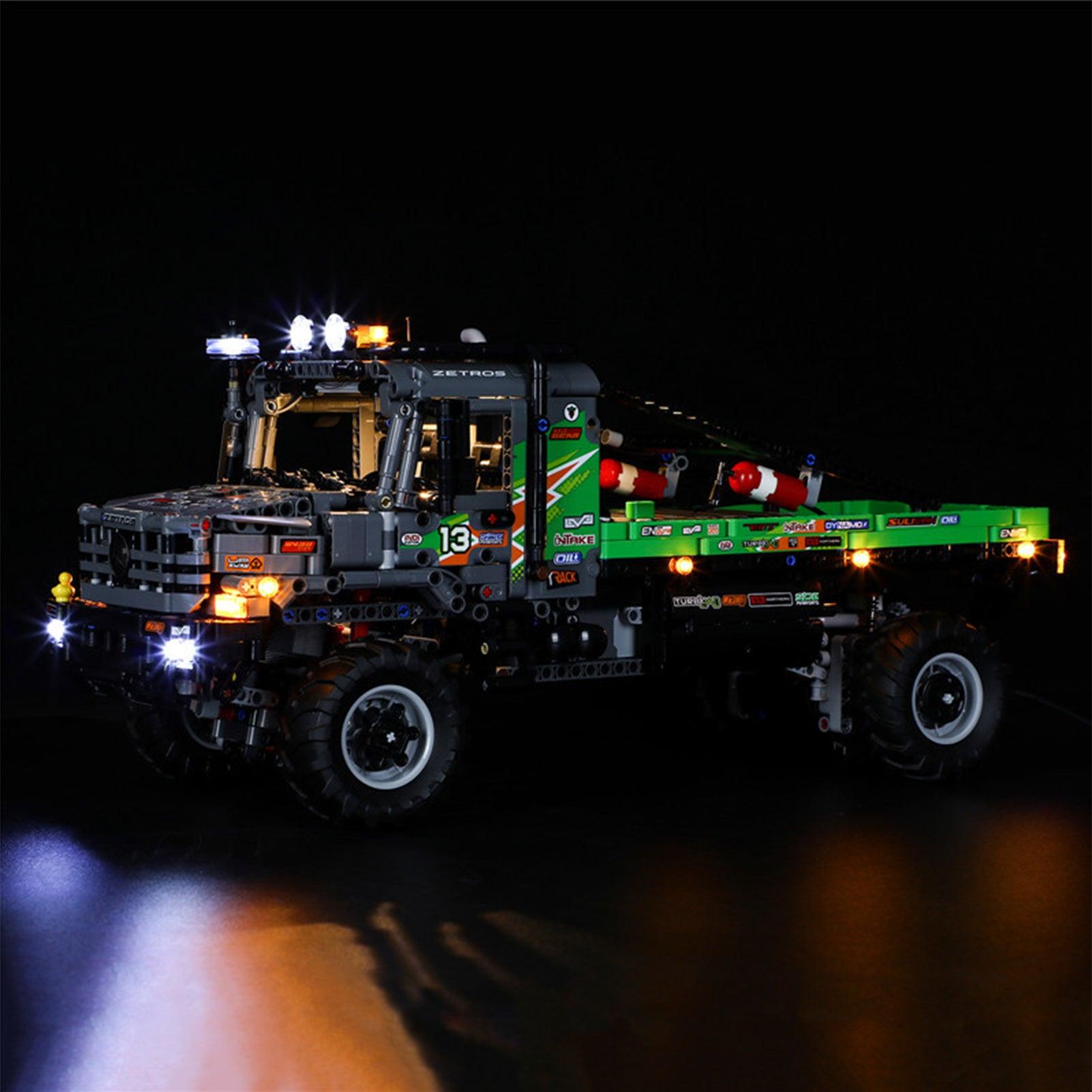 LEGO Technic 4x4 Mercedes-Benz Zetros Trial Truck 42129 Light Kit - LED Lighting Set for Model Building - Perfect for Night Display & Showcase