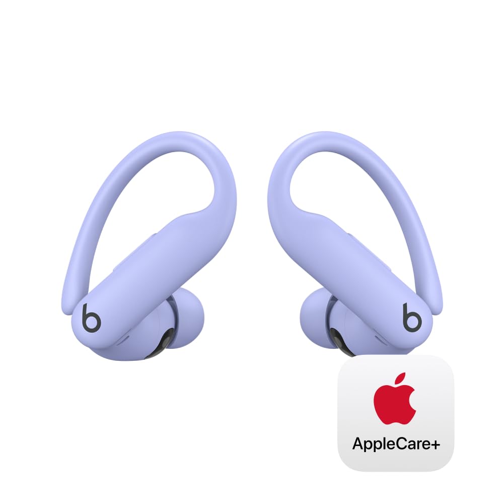 Beats Powerbeats Pro 2 Wireless Bluetooth Earbuds with Apple Care+ (2 Year Warranty) - Hyper Purple | Sweatproof Workout Headphones for Running, Gym & Sports