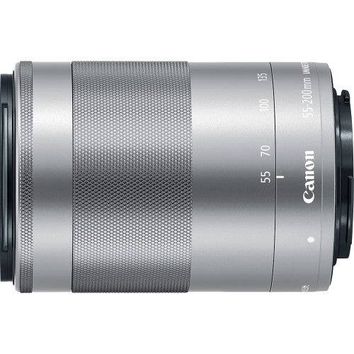 Canon EF-M 55-200mm f/4.5-6.3 IS STM Telephoto Zoom Lens (Silver) - Perfect for Travel Photography, Wildlife Shooting & Portrait Photography
