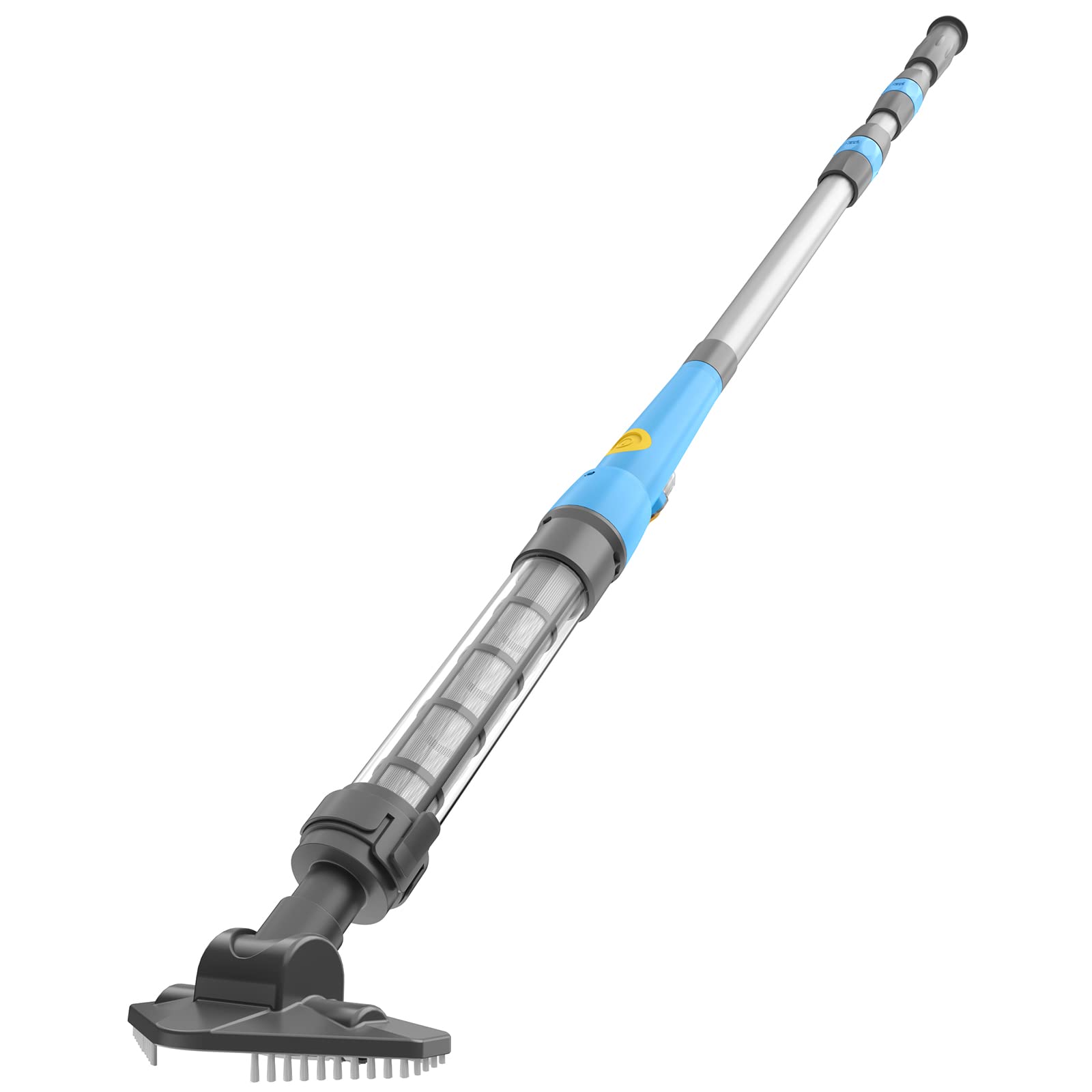 Rechargeable Cordless Pool Vacuum Cleaner - Handheld Above Ground Pool Cleaner for Spas, Hot Tubs & Swimming Pools | Portable Pool Maintenance Tool for Leaves, Dirt & Debris | Perfect for Quick Cleaning & Regular Pool Maintenance