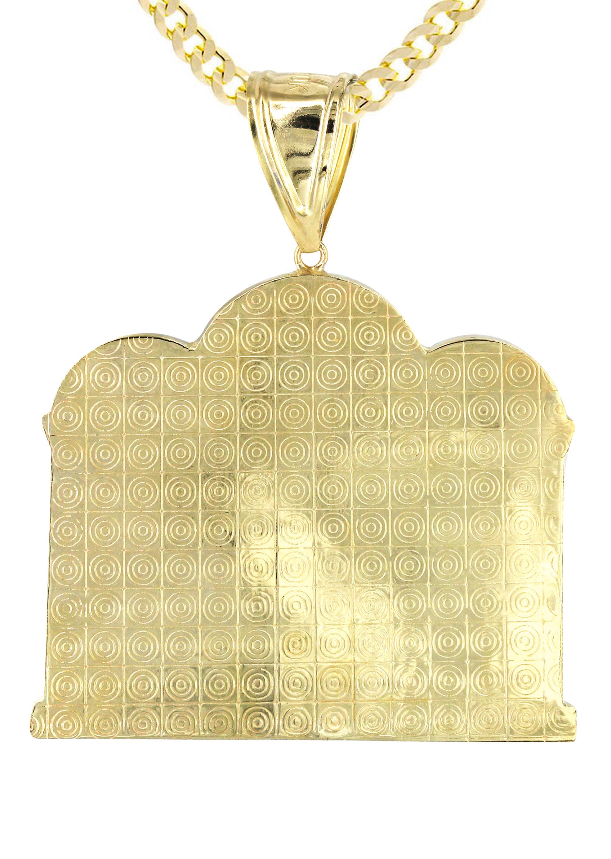 10K Yellow Gold Last Supper Pendant Necklace for Men & Women - 25.1 Grams Religious Jewelry Gift for Christmas, Baptism & Faith Celebration