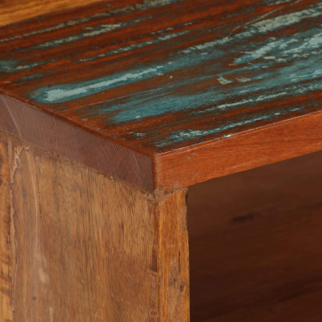 Vintage Reclaimed Wood TV Stand with 2 Drawers & 2 Compartments - 46.5