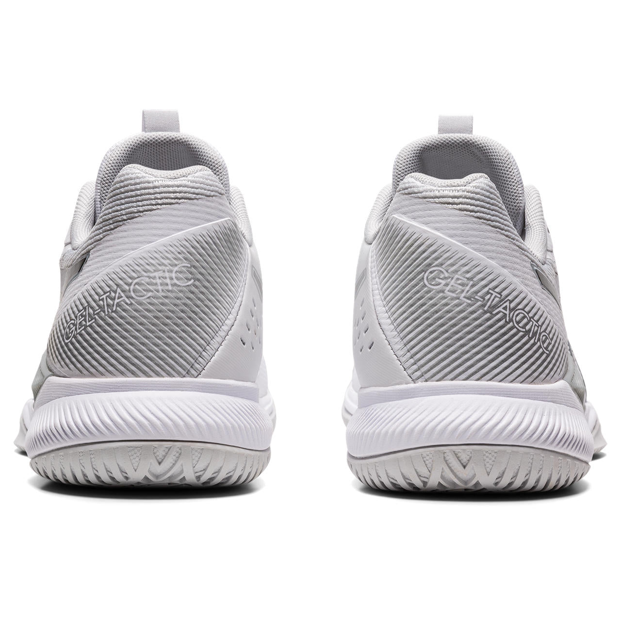 ASICS Gel Tactic Women's Volleyball Shoes - Lightweight Indoor Court Sneakers for Women with Shock Absorption (White/Silver) | Perfect for Volleyball, Badminton & Gym Training