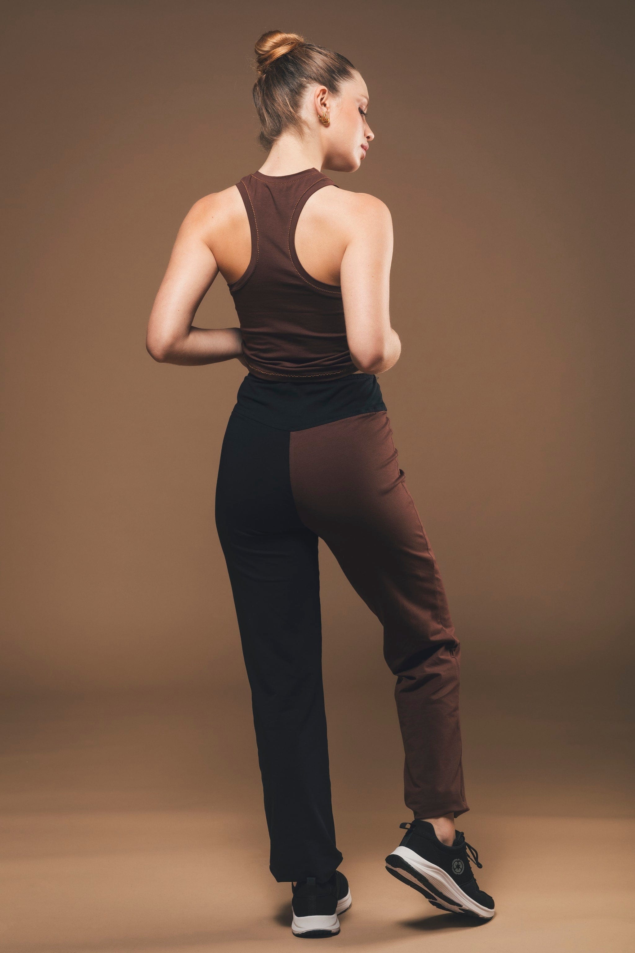 Women's Cotton Tank Top - Soft & Comfortable Casual Sleeveless Shirt in Brown | Perfect for Summer, Beach, Gym & Everyday Wear
