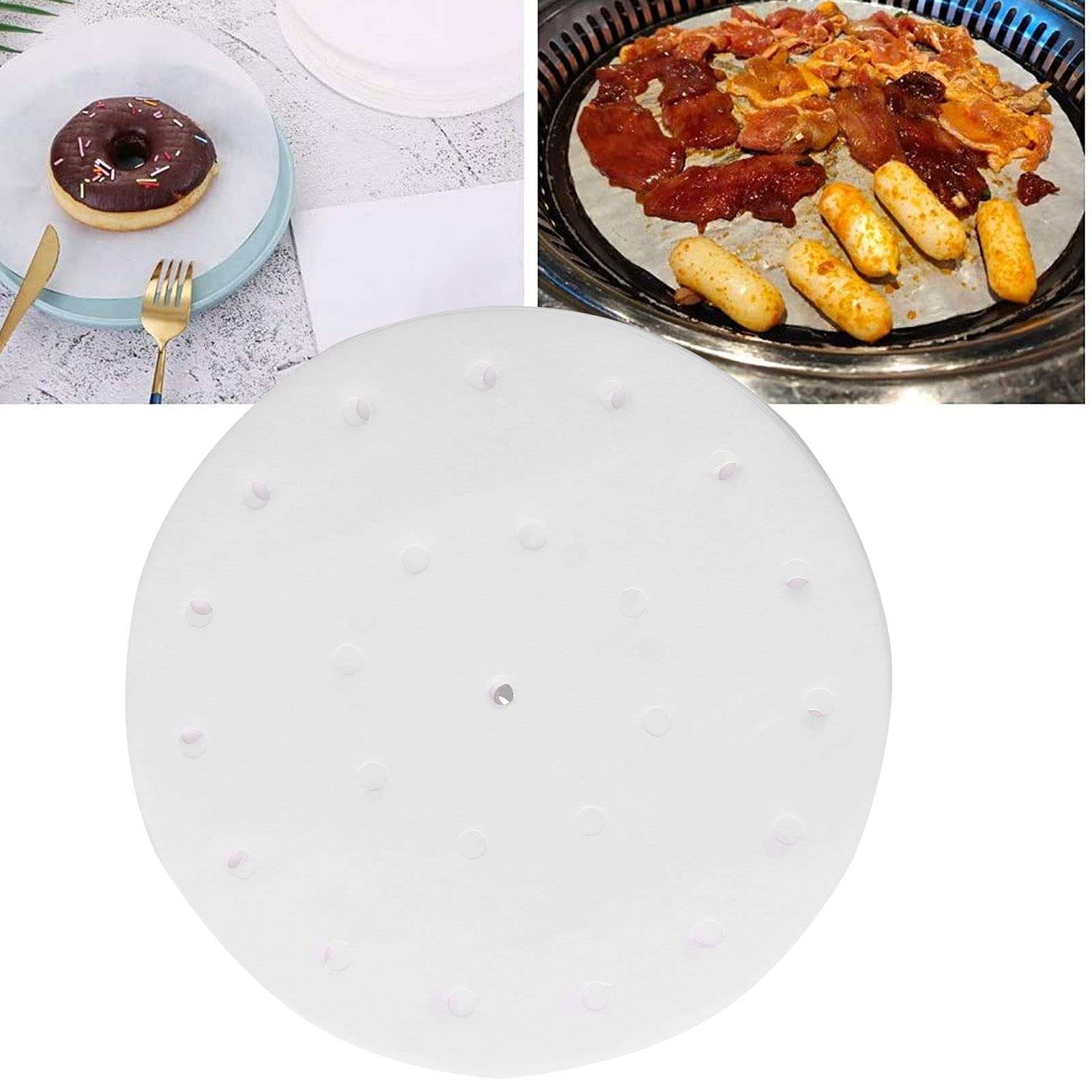 Non-Stick Silicone Fryer Pad for BBQ & Baking - 20cm - Perfect for Cooking & Parties