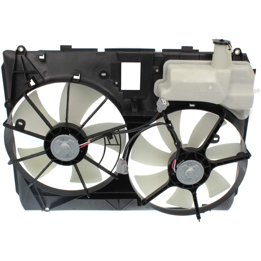2004-2005 Toyota Sienna Replacement Radiator Cooling Fan - Direct Fit for TO3115135 & 167110A210 | Dual Fan Design | Perfect for Engine Overheating Prevention & Summer Driving