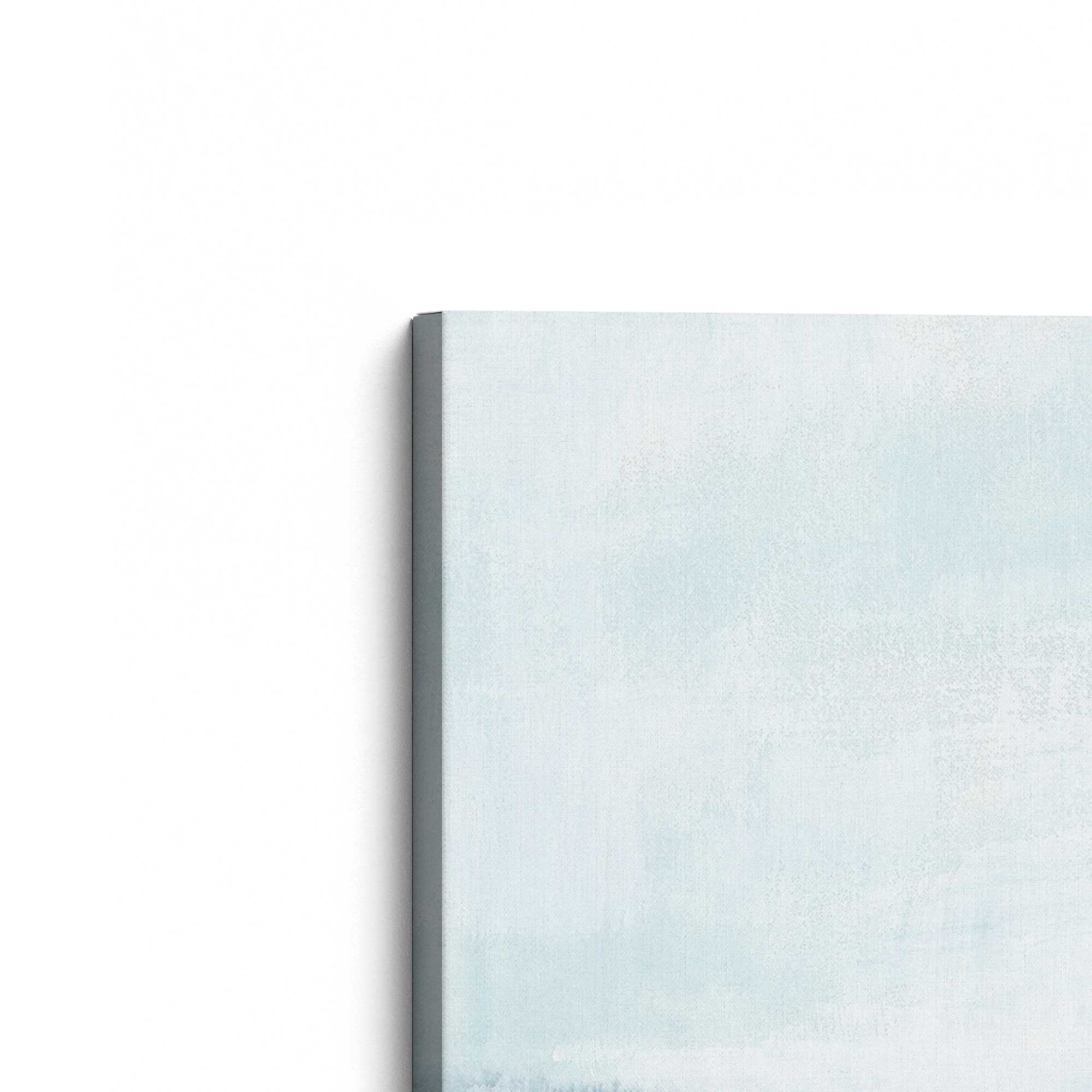 Cloudy Shoreline Hues II Canvas Wall Art Print - Coastal Beach Decor for Living Room, Bedroom & Office