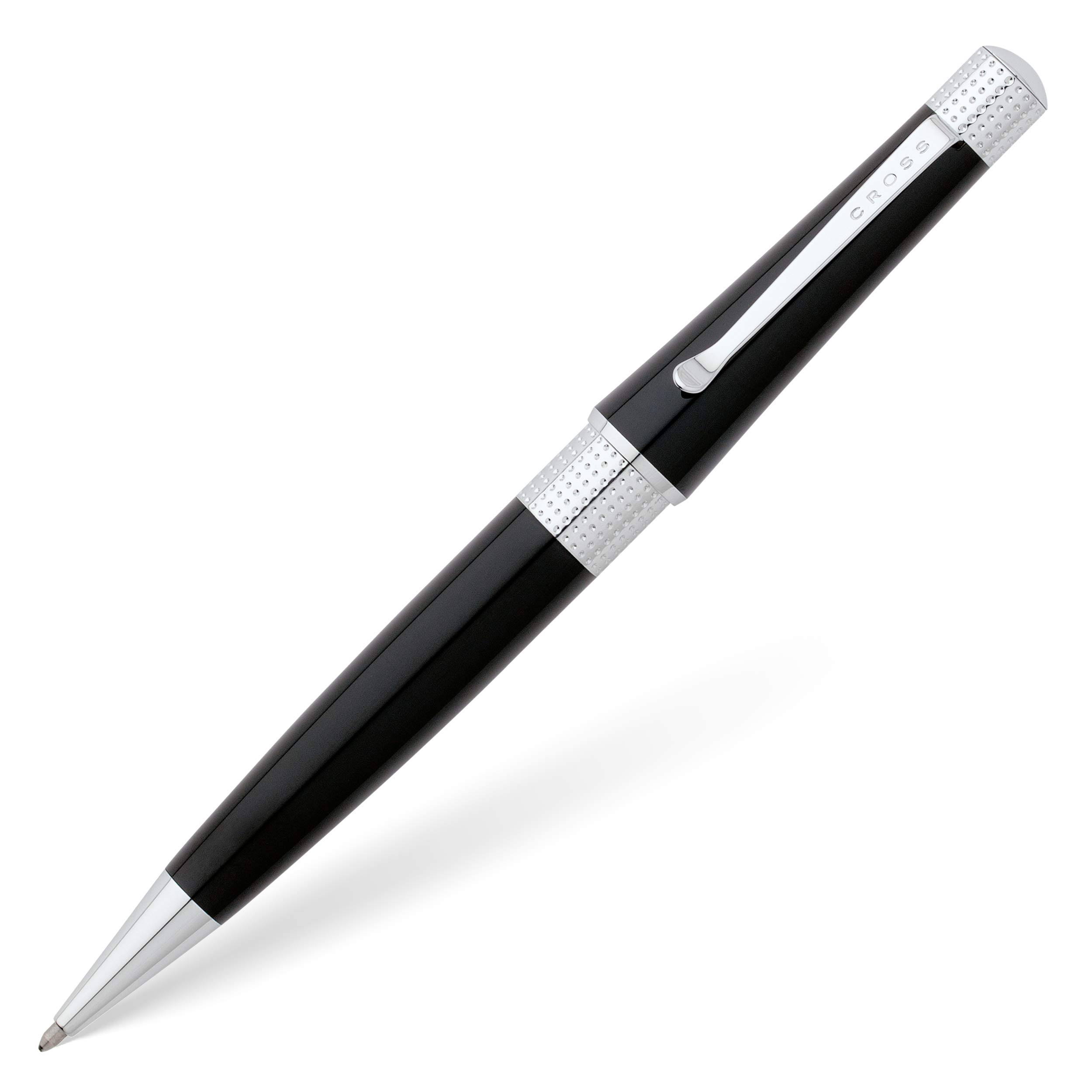 Premium Cross Beverly Ballpoint Pen - Smooth Writing, Elegant Design for Office, School & Gift Giving - Black Ink Refillable Pen for Professionals & Students