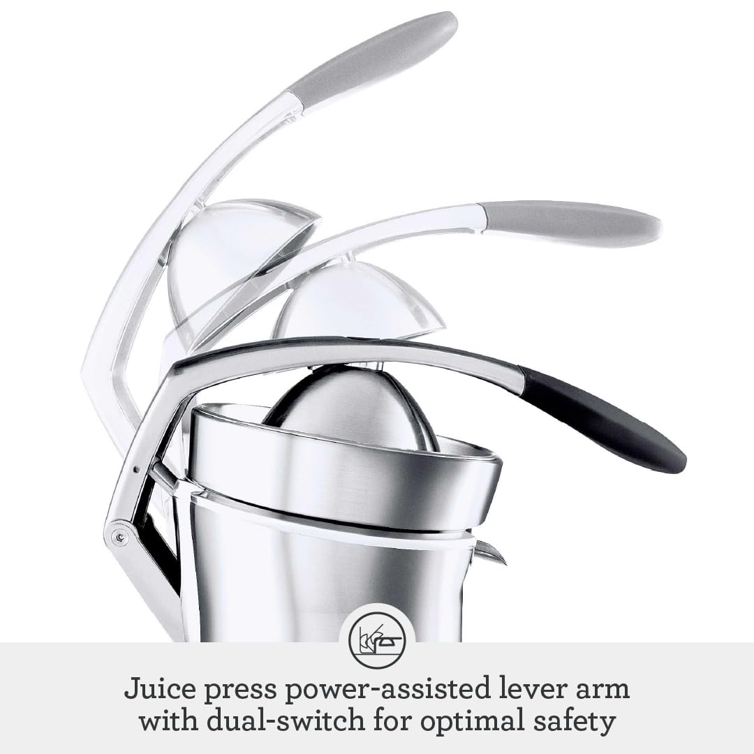 Breville 800CPXL Professional Citrus Juicer - Stainless Steel Electric Orange & Lemon Press - Perfect for Fresh Juice Bars, Breakfast Restaurants & Healthy Home Kitchens