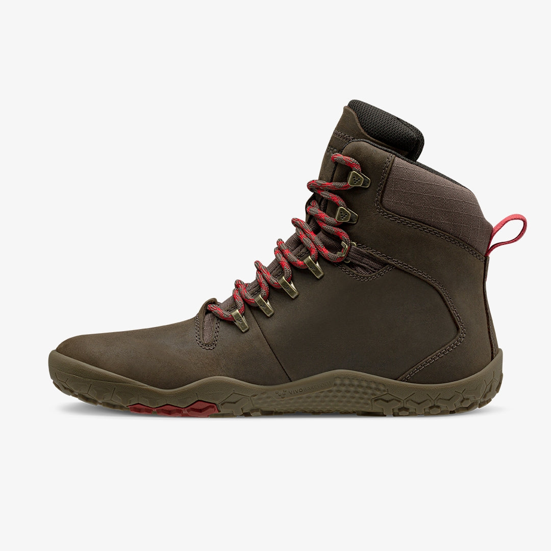 Vivobarefoot Women's Tracker II FG Waterproof Hiking Boots - Barefoot Minimalist Trail Shoes for Outdoor Adventures & Nature Exploration