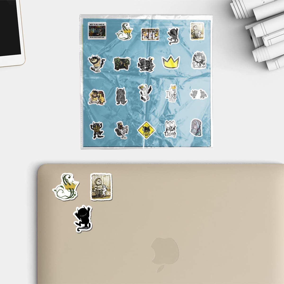 20-Piece Aesthetic Vinyl Stickers Pack - Waterproof, Colorful Decals for Water Bottles, Laptops, Scrapbooking, Luggage, Guitar & Skateboard - Perfect for DIY Crafts, Personalization & Gift Giving