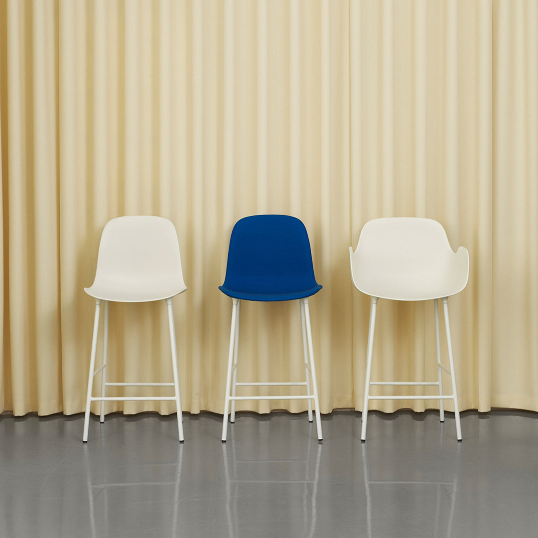 Stylish Fully Upholstered Form Counter Chair - Perfect for Kitchen Islands, Breakfast Bars & Home Dining Areas