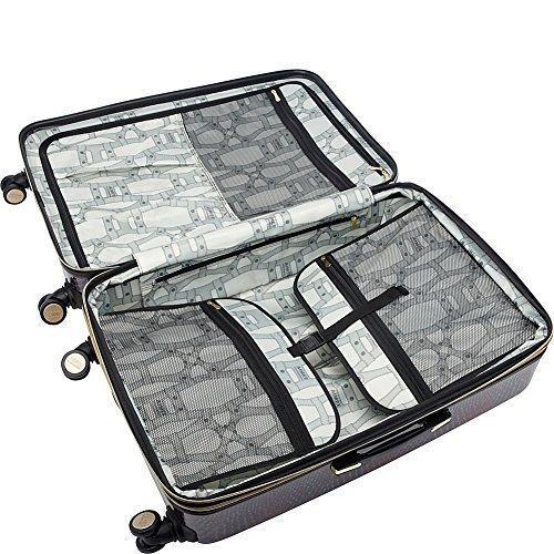 Aimee Kestenberg Women's Ivy 28 ABS with PC 8-Wheel Upright Suitcase - Python Print Luxury Luggage for Business Travel & Vacation