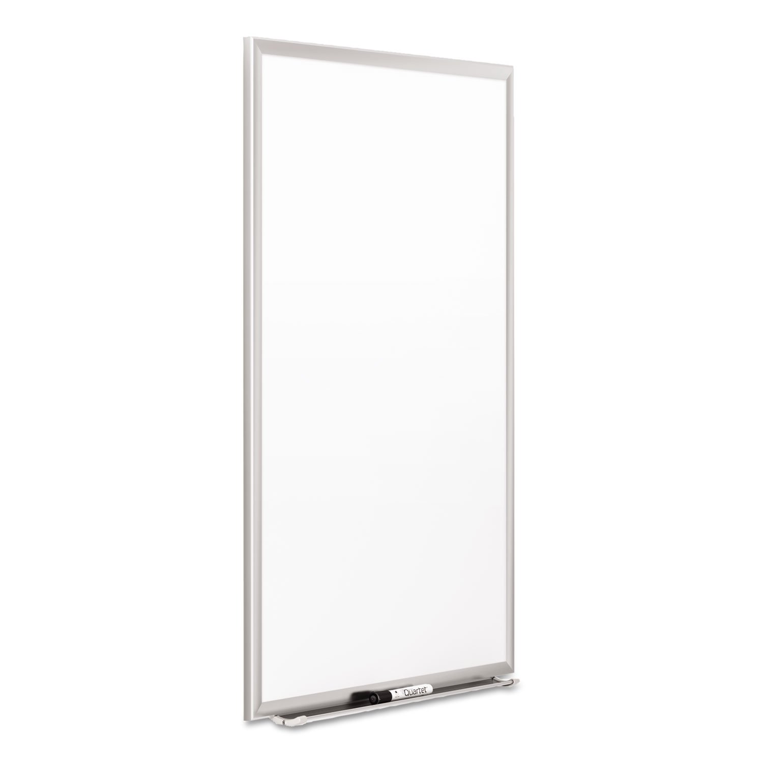 Quartet 2543 Porcelain Whiteboard 3ft x 2ft - Aluminum Frame White Surface Dry Erase Board for Office, Classroom & Home Use