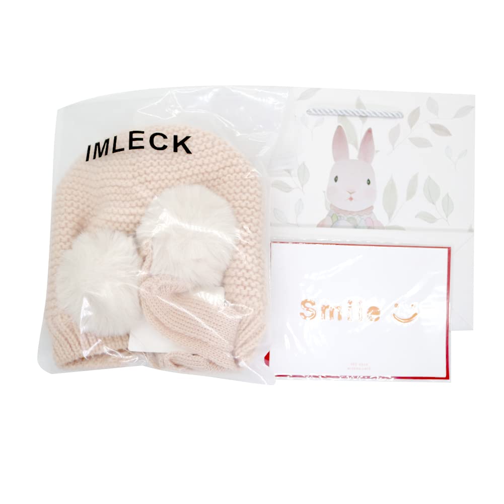 Adorable Stretchy Cat Beanie Hat for Baby Girls & Boys - Warm Winter Knit Hat for Kids - Perfect for Outdoor Play, Snow Days & Holiday Photos