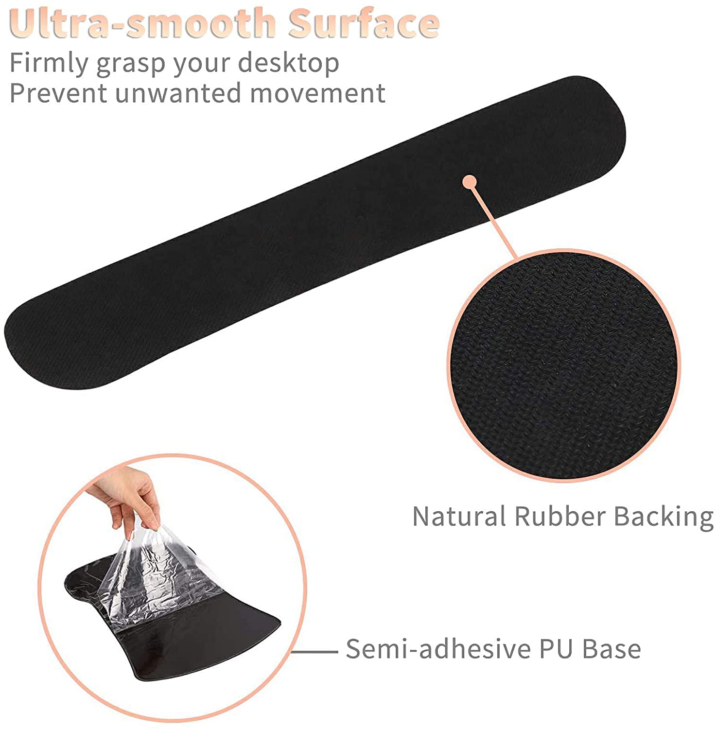 Ergonomic Keyboard Wrist Rest & Mouse Pad Support Set - Black White Cow Sunflower Gel Mouse Pad for Pain Relief, Memory Foam Keyboard Wrist Cushion with Coasters - Perfect for Office, Gaming & Home Computer Workstations