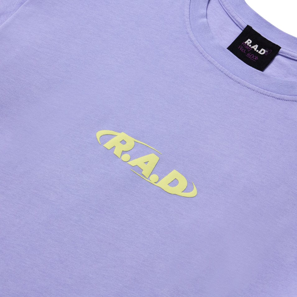 R.A.D® Logo Graphic T-Shirt for Men & Women - Soft Cotton Purple Tee - Casual Streetwear & Everyday Comfort
