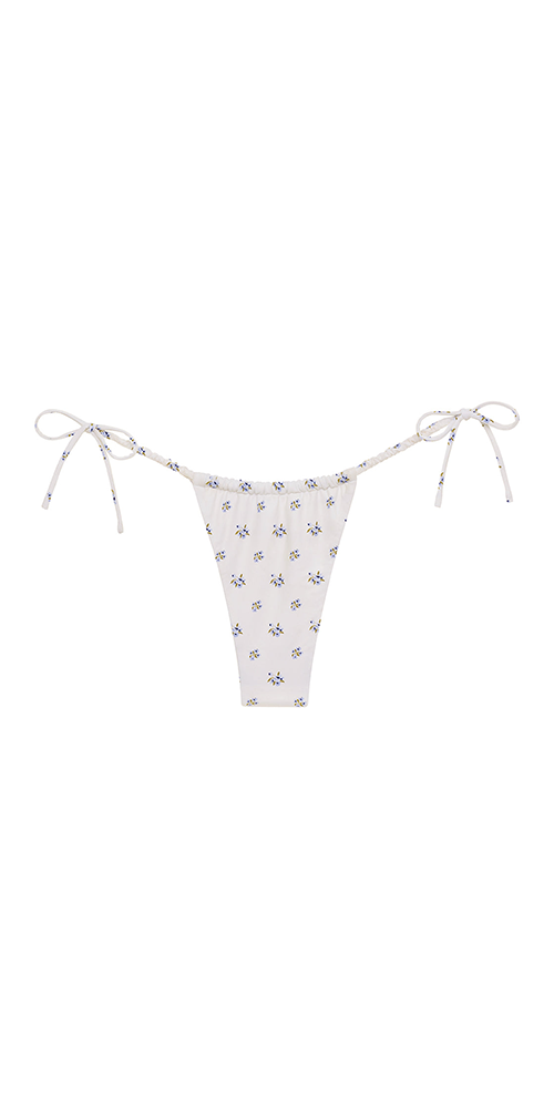Brazilian Bikini Bottom Heidi Floral Print - Sexy High-Cut Swimwear for Women - Perfect for Beach, Pool, and Summer Vacations