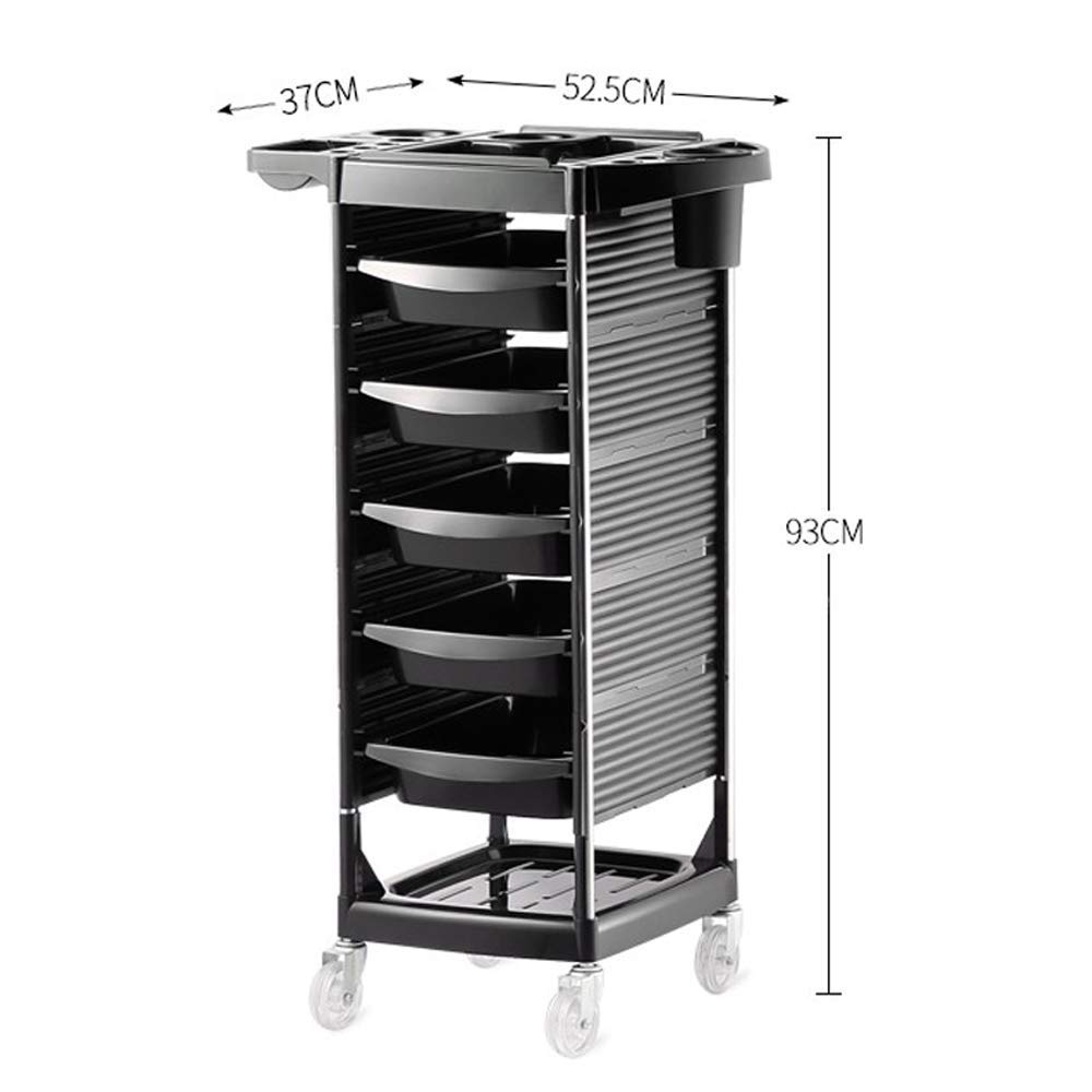 YMGFTGLH 5-Drawer Salon Spa Trolley with 4 Universal Wheels - Multifunctional Beauty Cart for Hairdressing, Tattoo Shop & Industrial Use | Portable Storage Solution for Salon Equipment, Tattoo Supplies & Tools