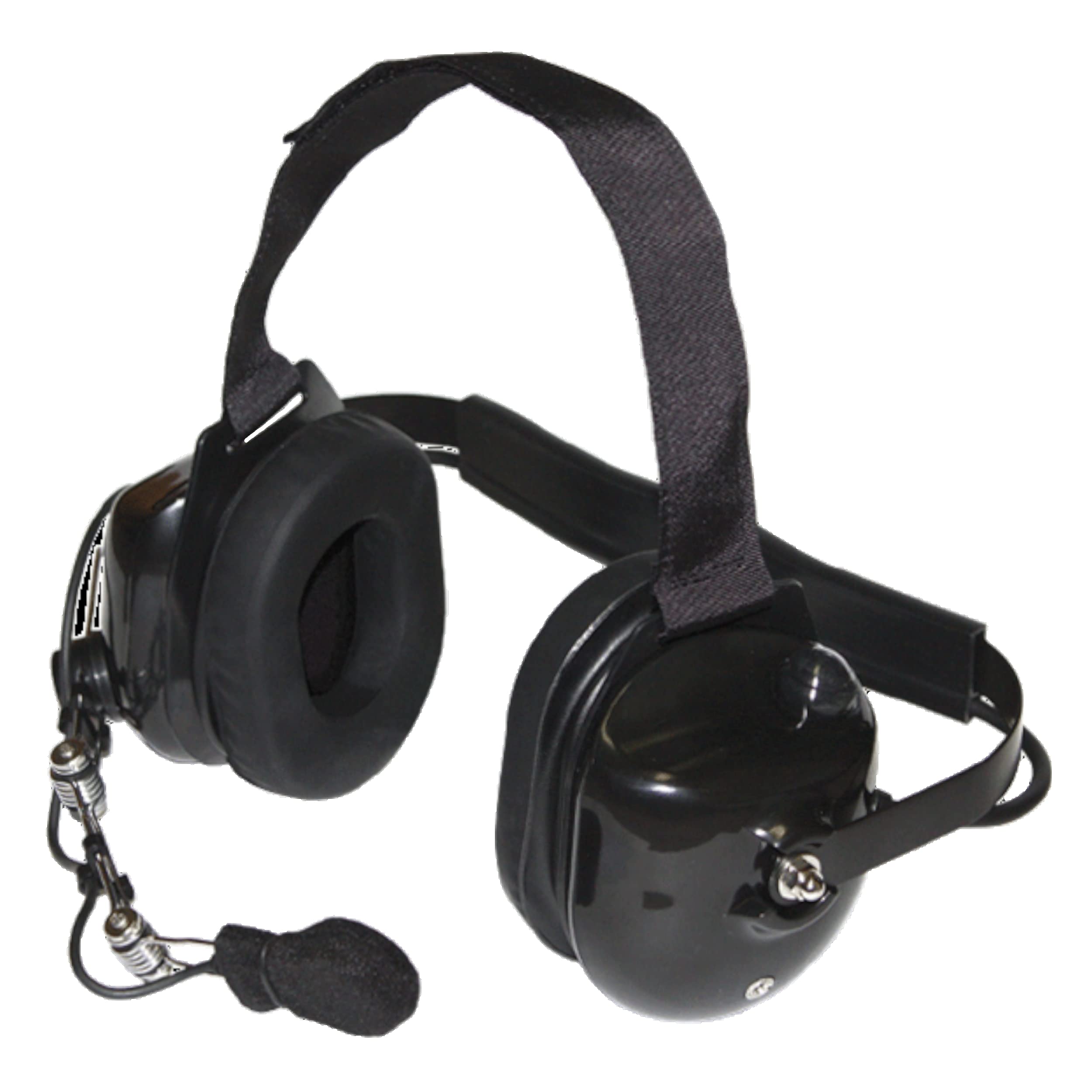 Klein Electronics Titan Black Extreme Noise Cancelling Headset with Boom Mic - High-Performance Dual Muff Ear Protection for Construction & Industrial Use - Compatible with Klein K-Cord - Ideal for Heavy Machinery Operators, Airport Ground Crew & Shooting Ranges