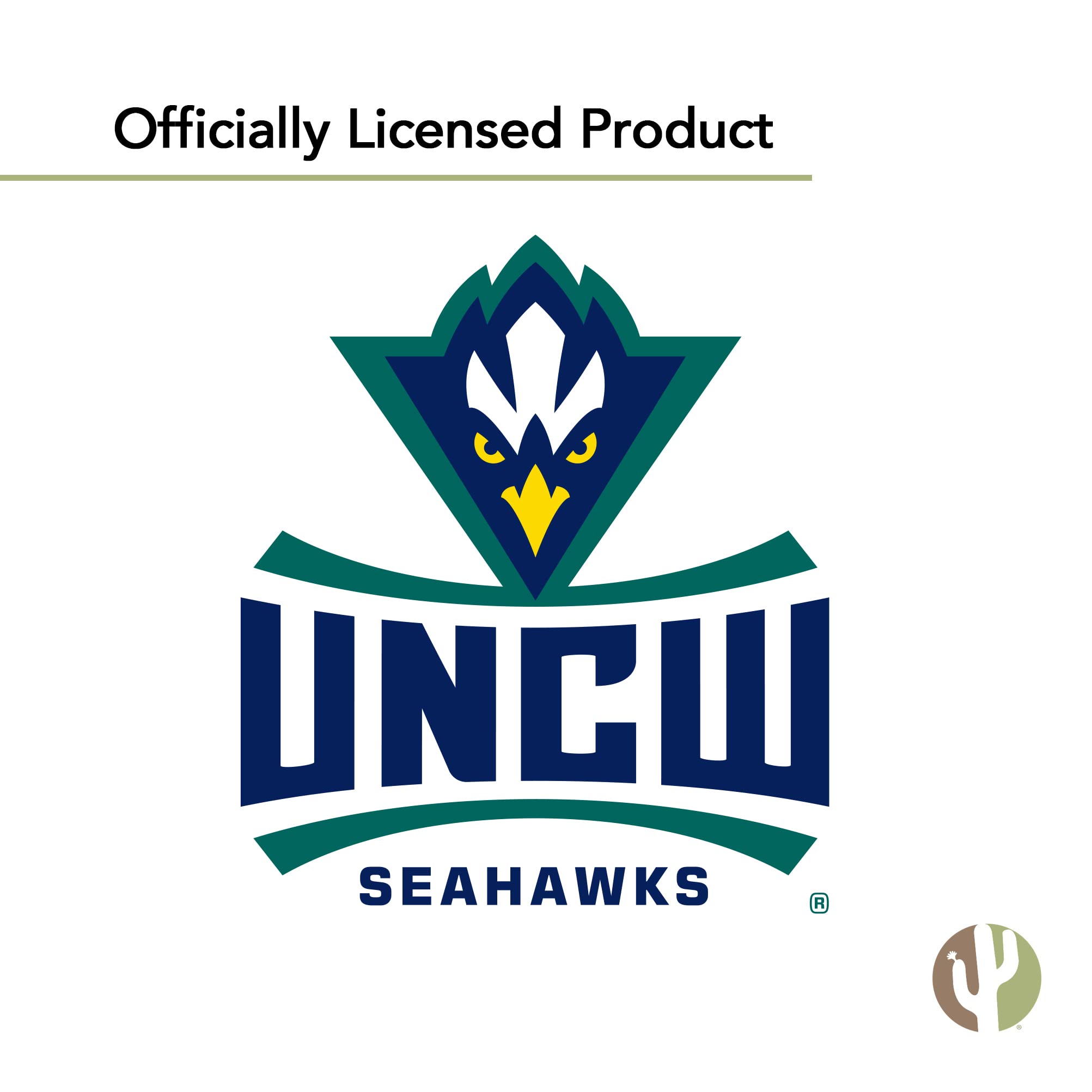 UNCW Seahawks Vinyl Decals - Desert Cactus Design Stickers for Laptop, Water Bottle, Car & Scrapbooking | University of North Carolina Wilmington UNCW Fan Gear for Students & Alumni