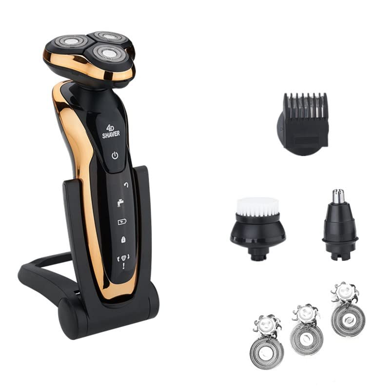 Electric Head Shavers for Bald Men - Rechargeable & Washable USB Shaving Machine for Smooth Shaving | Perfect for Travel, Home & Gym Use