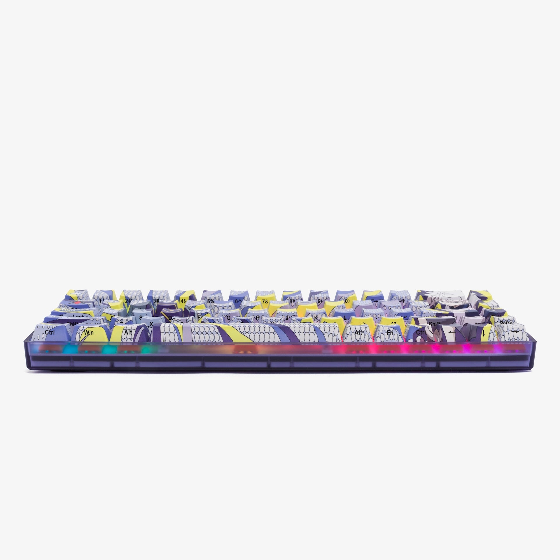 HxH x HG Basecamp 65% Mechanical Keyboard - Killua Themed Custom Gaming Keyboard for PC & Mac - Perfect for Anime Fans, Esports & Office Typing