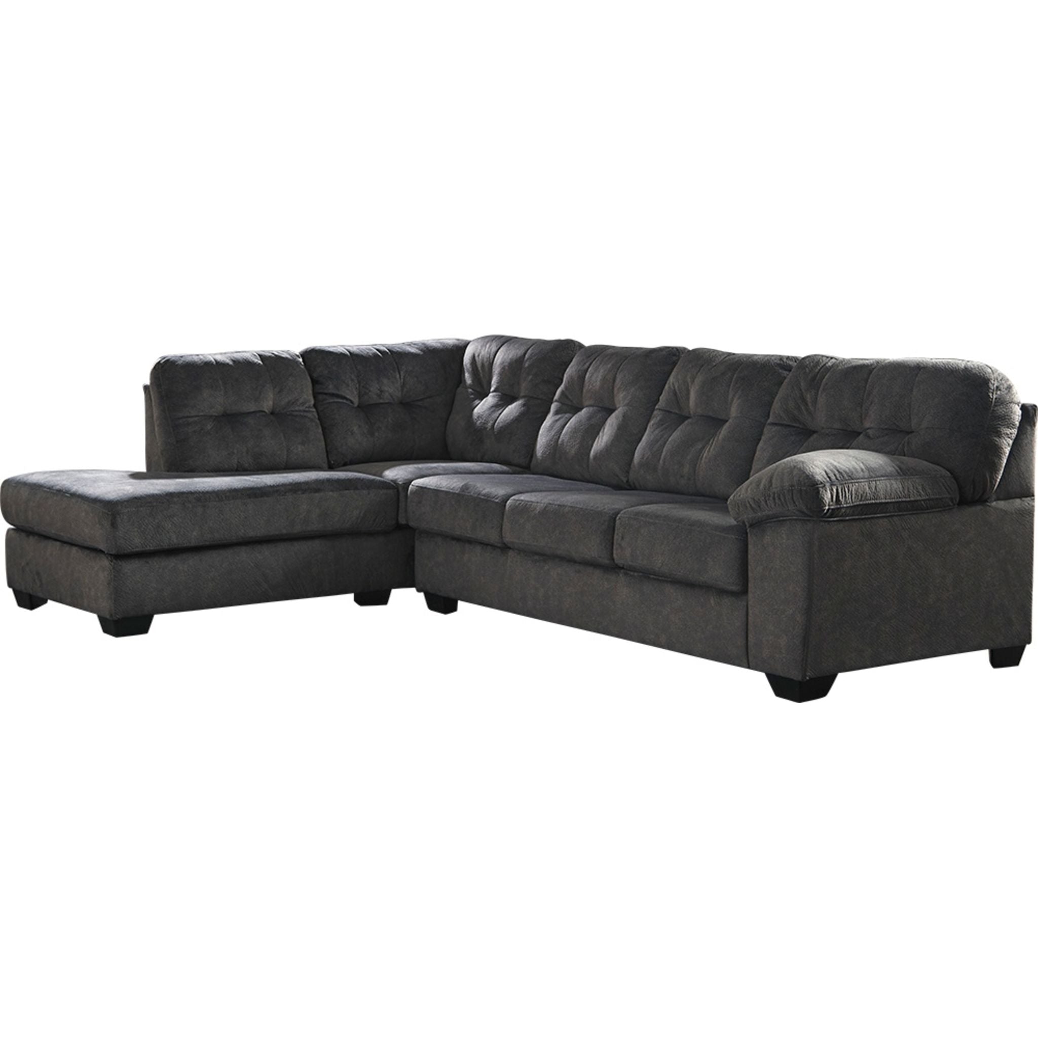 Accrington 2-Piece Sectional Sofa with Chaise Lounge - Modern L-Shaped Couch for Living Room, Family Room & Apartment
