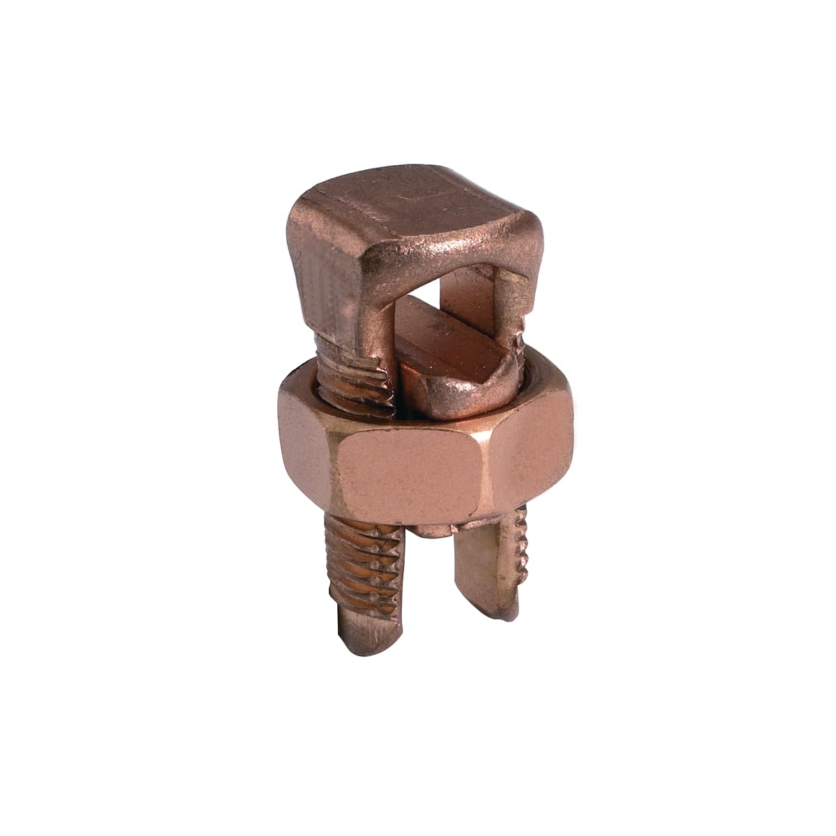 BURNDY Split-Bolt Connector 10 AWG to 8 AWG - Heavy Duty Electrical Connector for Grounding and Bonding Applications in Commercial and Industrial Settings