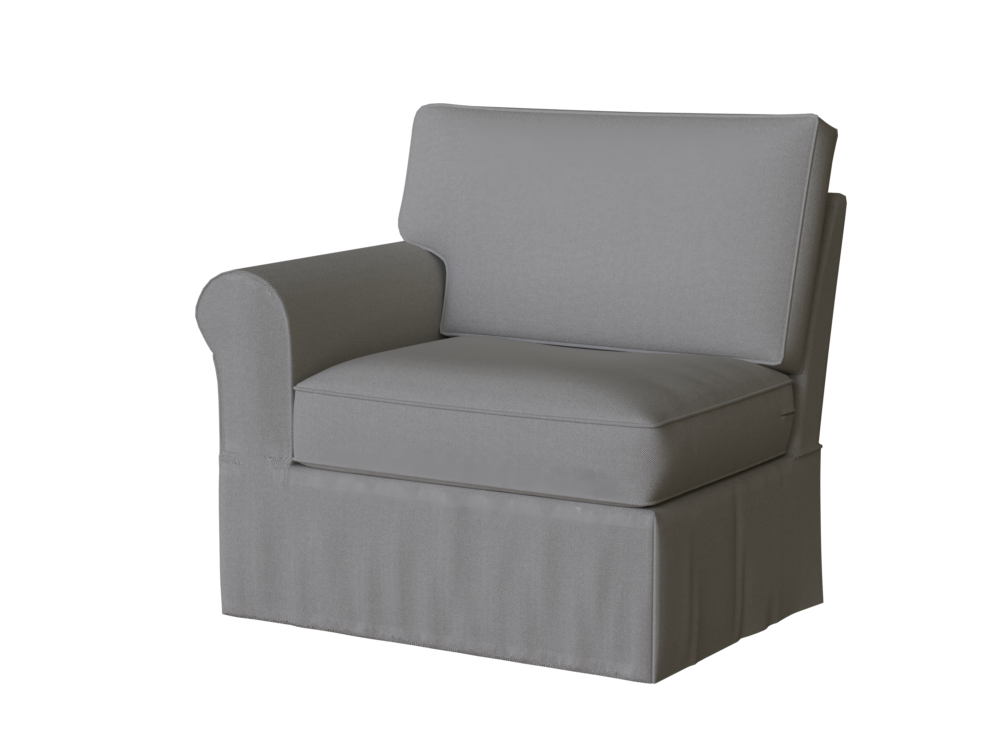 PB Buchanan Roll Arm Left Arm Chair Slipcover - Replacement Cover for Sectional Sofa Components | Perfect for Living Room, Family Room & Home Decor