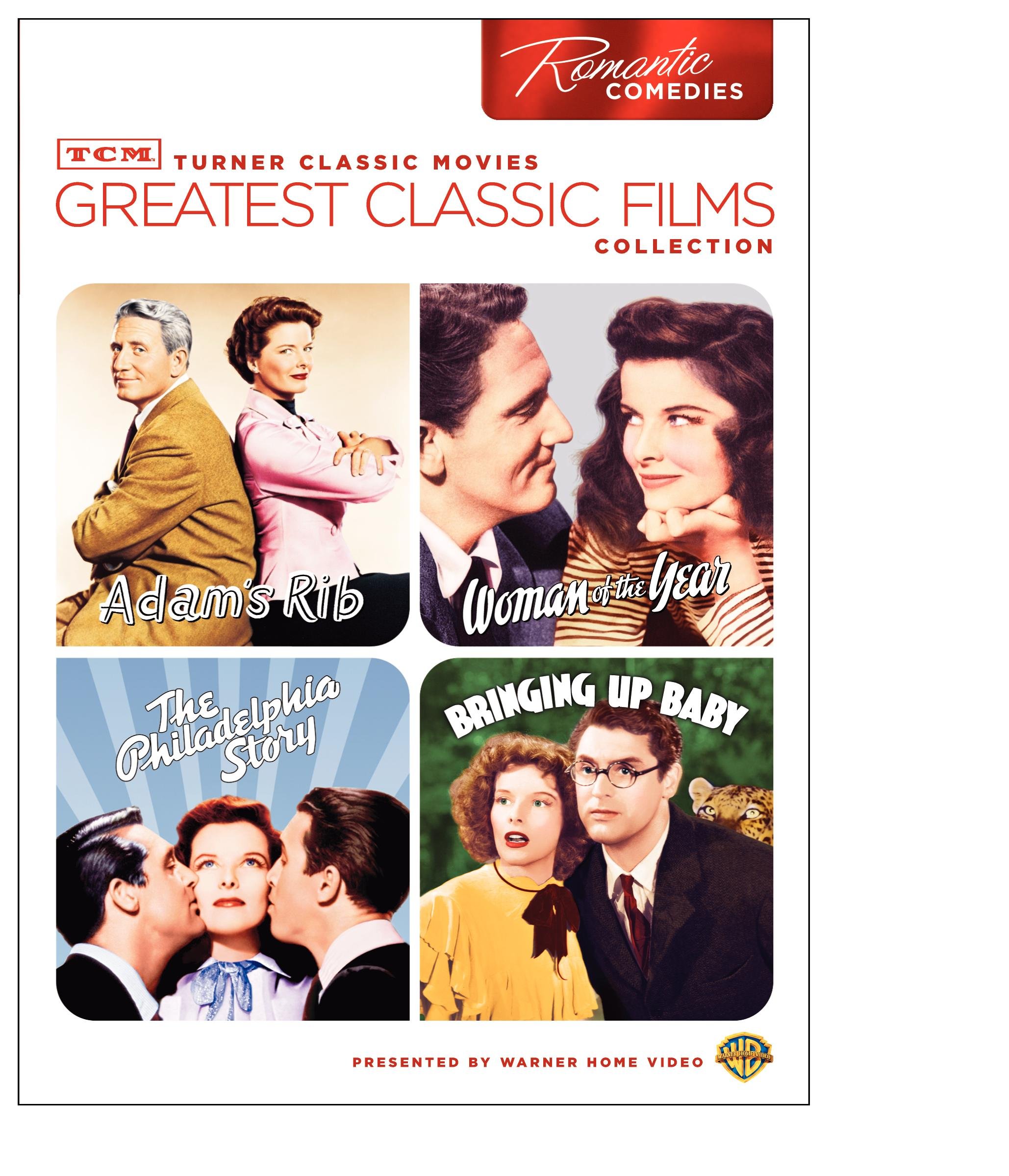 TCM Greatest Classic Films Collection: Romantic Comedies (Adam's Rib, Woman of the Year, The Philadelphia Story, Bringing Up Baby) - Perfect for Movie Nights, Gifts & Classic Film Lovers