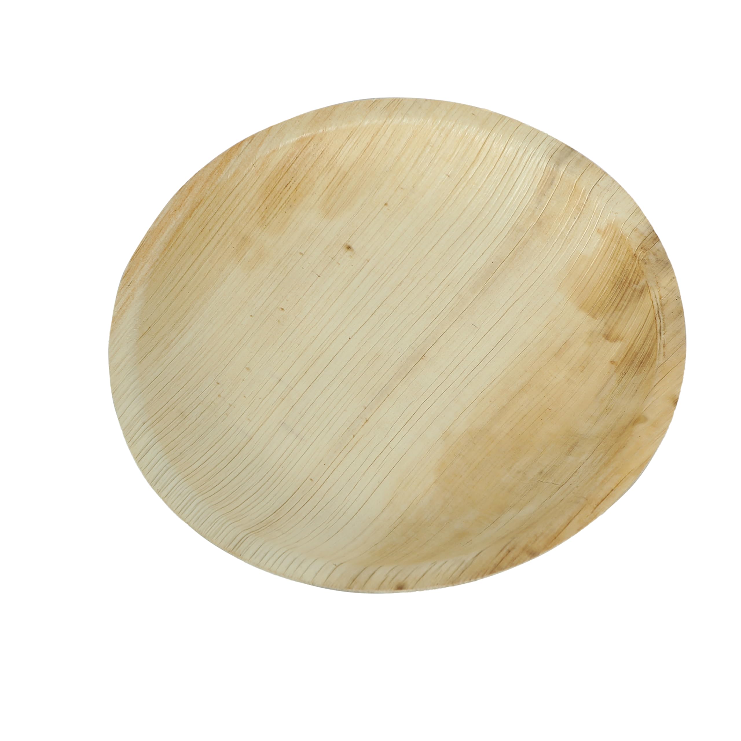 Clazkit 25 Pack 6 Inch Round Areca Palm Leaf Plates - Eco Friendly Biodegradable Disposable Plates for Pasta, Soup, Snacks - Perfect for Birthday Parties, Weddings & Events - Sustainable Alternative to Wooden Bamboo Plates - Ideal for Outdoor Dining, Picnics & Catering