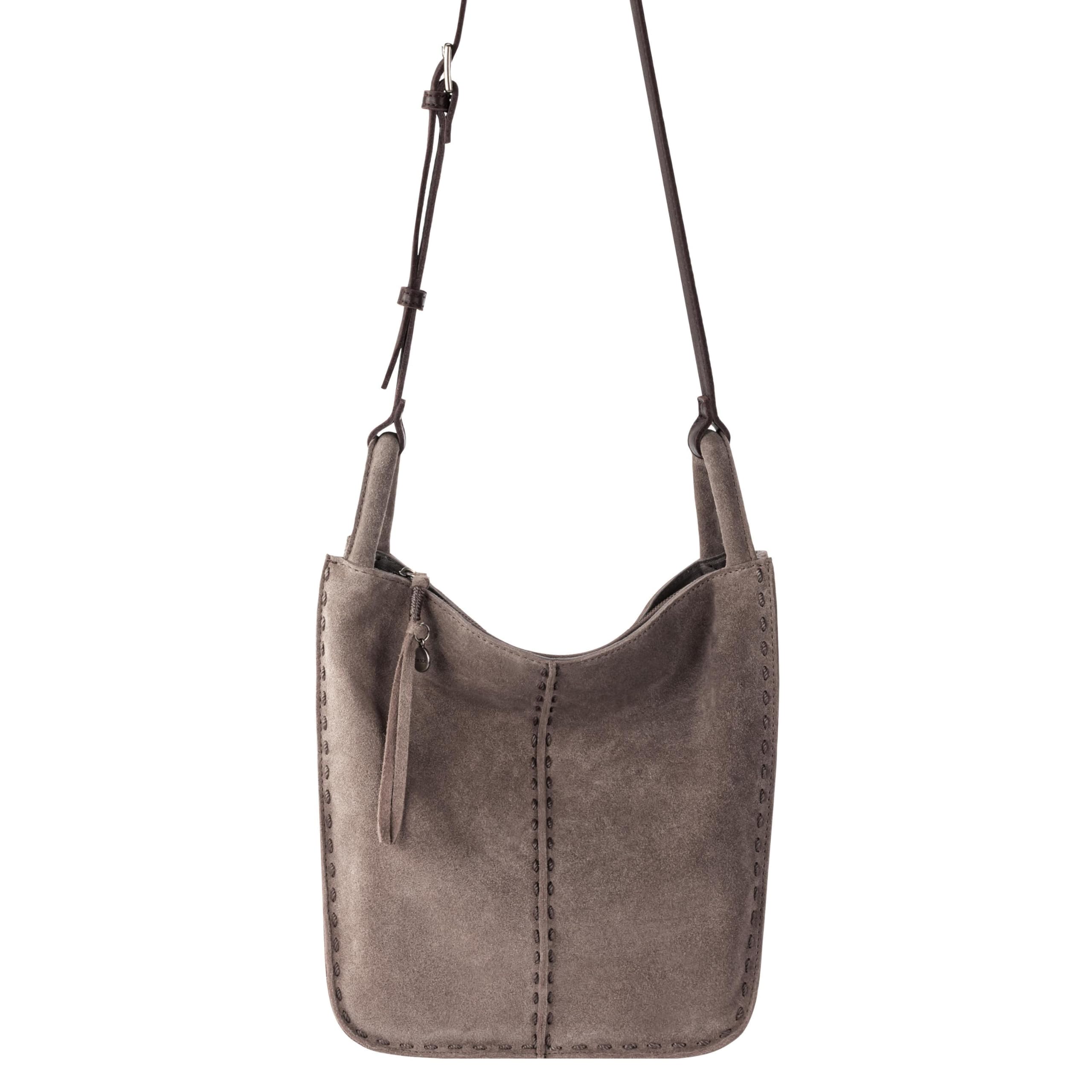 The Sak Los Feliz Crossbody Purse for Women - Genuine Leather Handbag with Adjustable Shoulder Strap - Perfect for Everyday Use, Work, Travel & Casual Outings