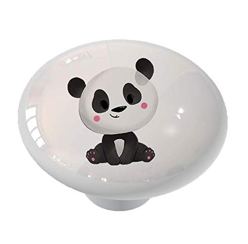 Cute Panda Drawer Knobs - Adorable Animal Cabinet Handles for Kids Room, Nursery, Dresser & Furniture - Perfect for DIY Home Decor & Organizing