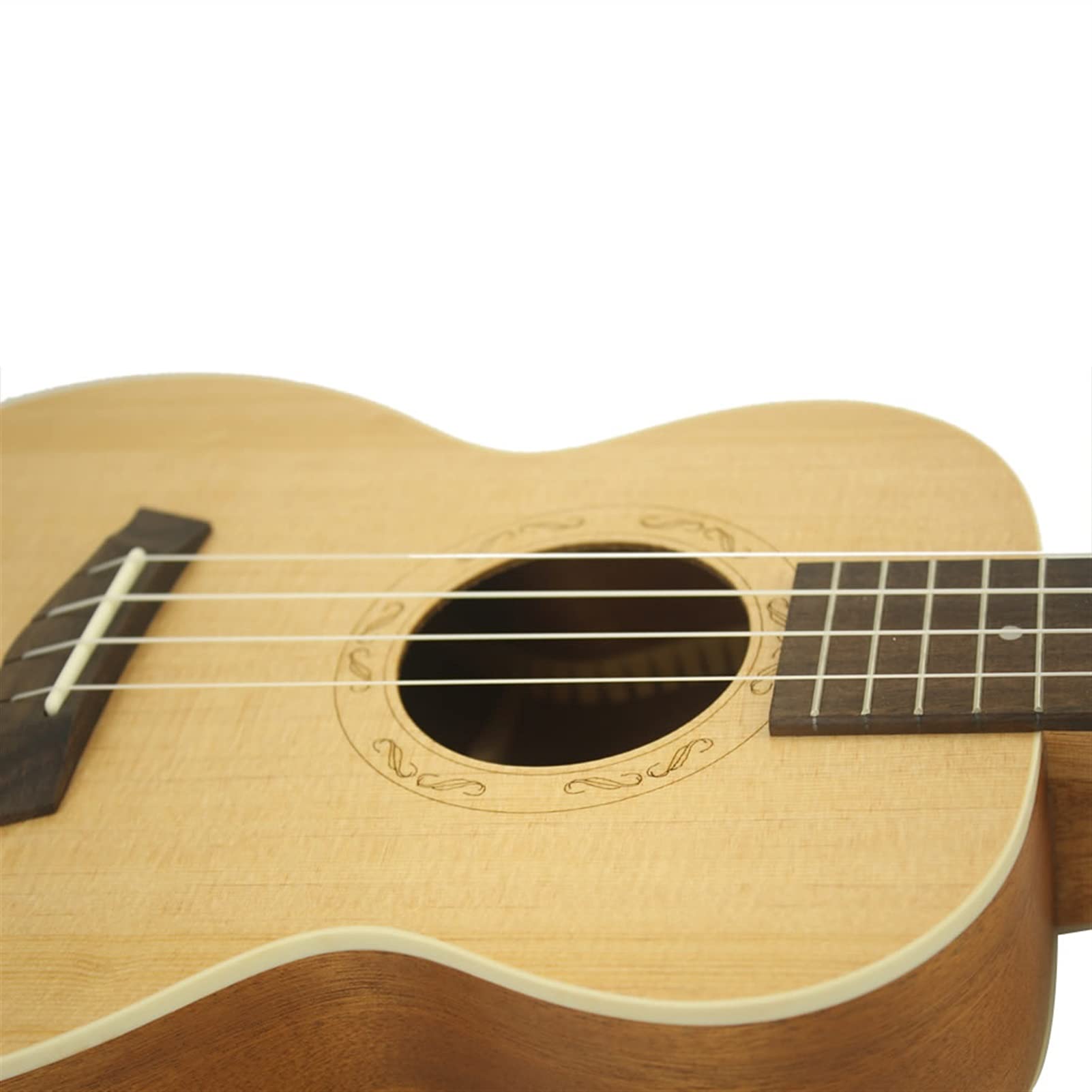 Premium 26 Inch Tenor Ukulele - Rosewood Fingerboard, Spruce Top & Sapele Back - 4 String Hawaiian Mini Guitar with Free Carry Bag | Perfect for Travel, Beach Parties & Beginners Learning Music